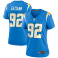 Women s Nike Joe Gaziano Powder Blue Los Angeles Chargers Game Jersey
