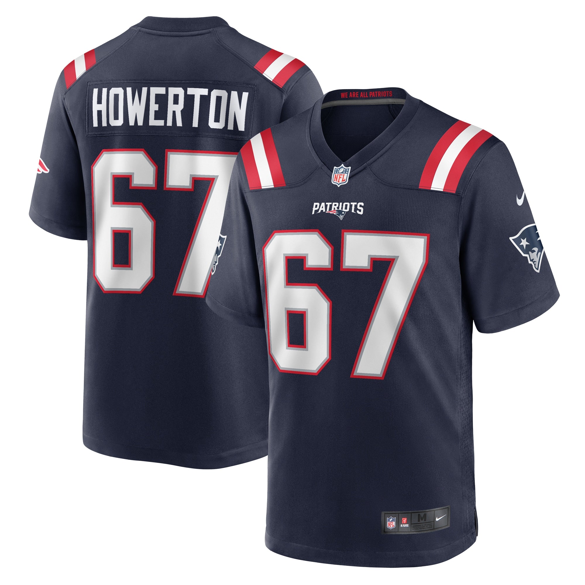 Hayden Howerton New England Patriots Nike Home Game Player Jersey   Navy