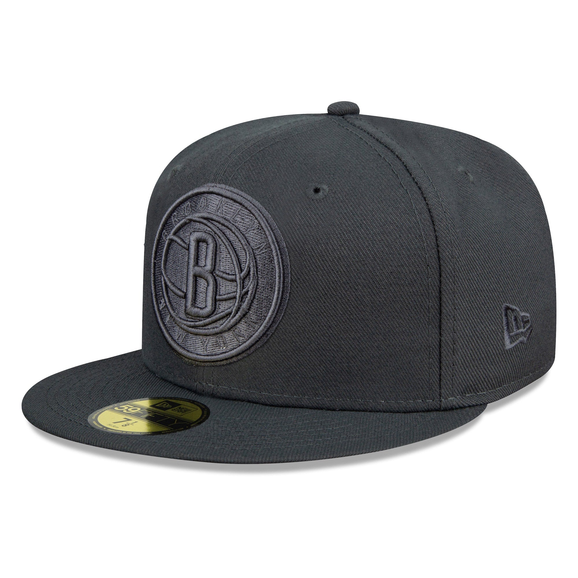 Brooklyn Nets New Era Steel Clouds Color Pack 59FIFTY Fitted Hat - Charcoal
