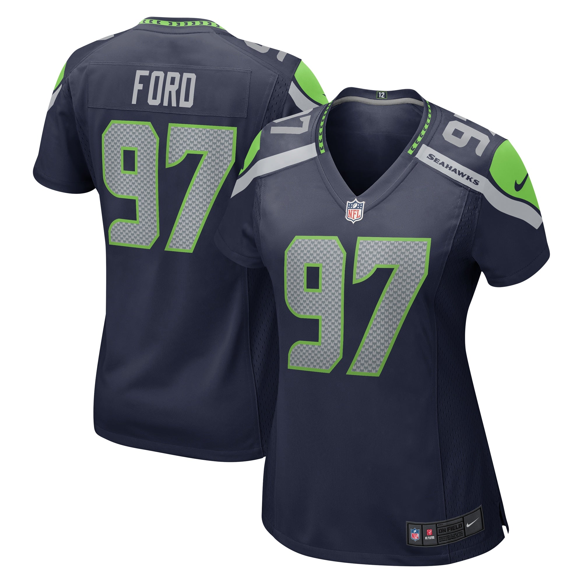 Poona Ford Seattle Seahawks Nike Women s Game Jersey College Navy
