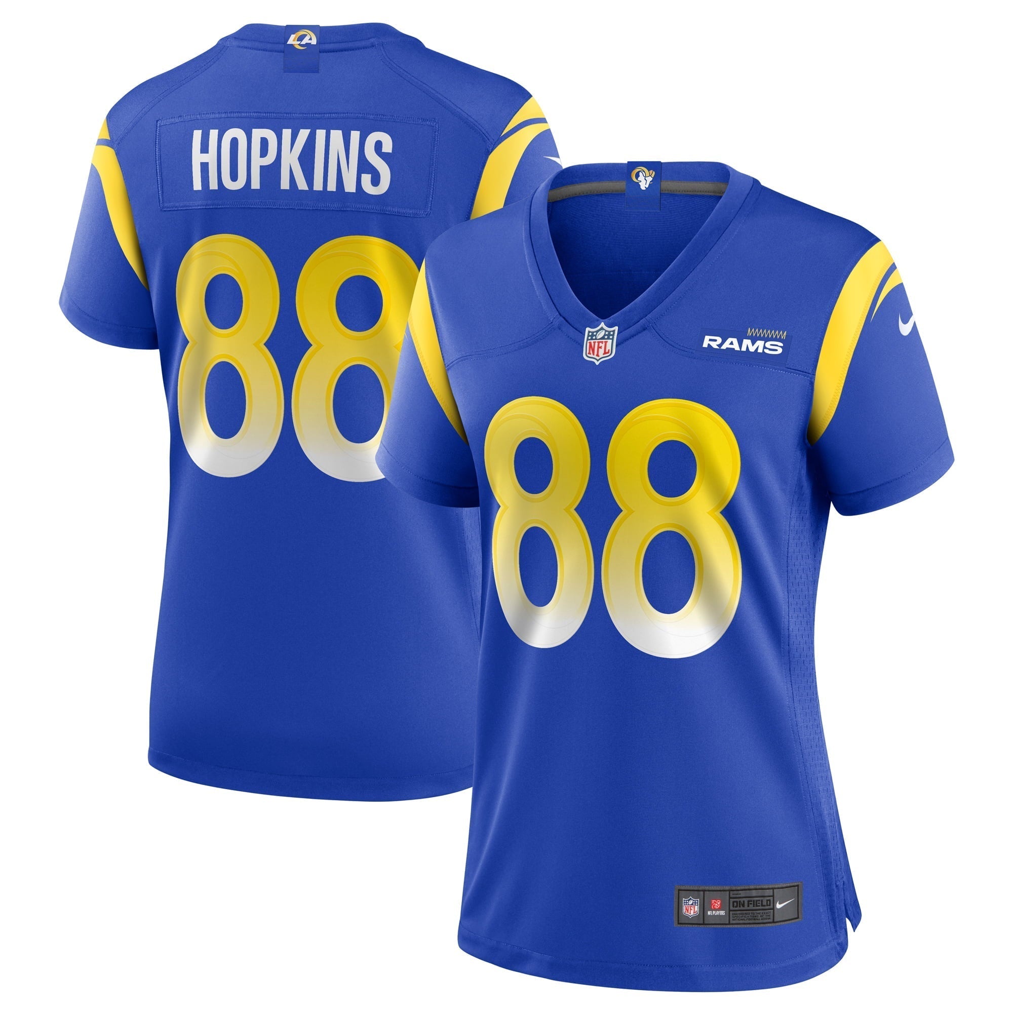 Women s Nike Brycen Hopkins Royal Los Angeles Rams Game Jersey