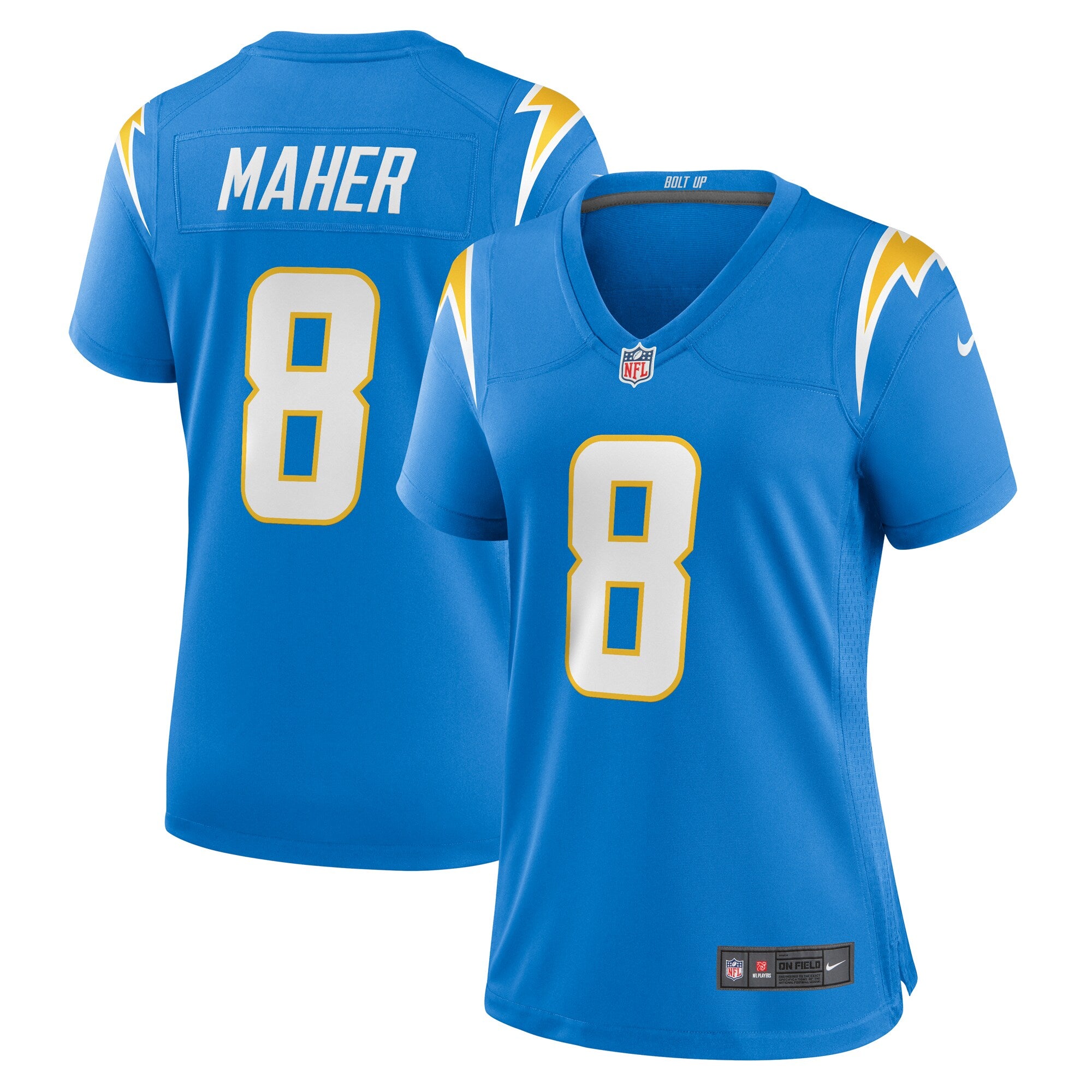 Brett Maher Los Angeles Chargers Nike Women s Team Game Jersey    Powder Blue