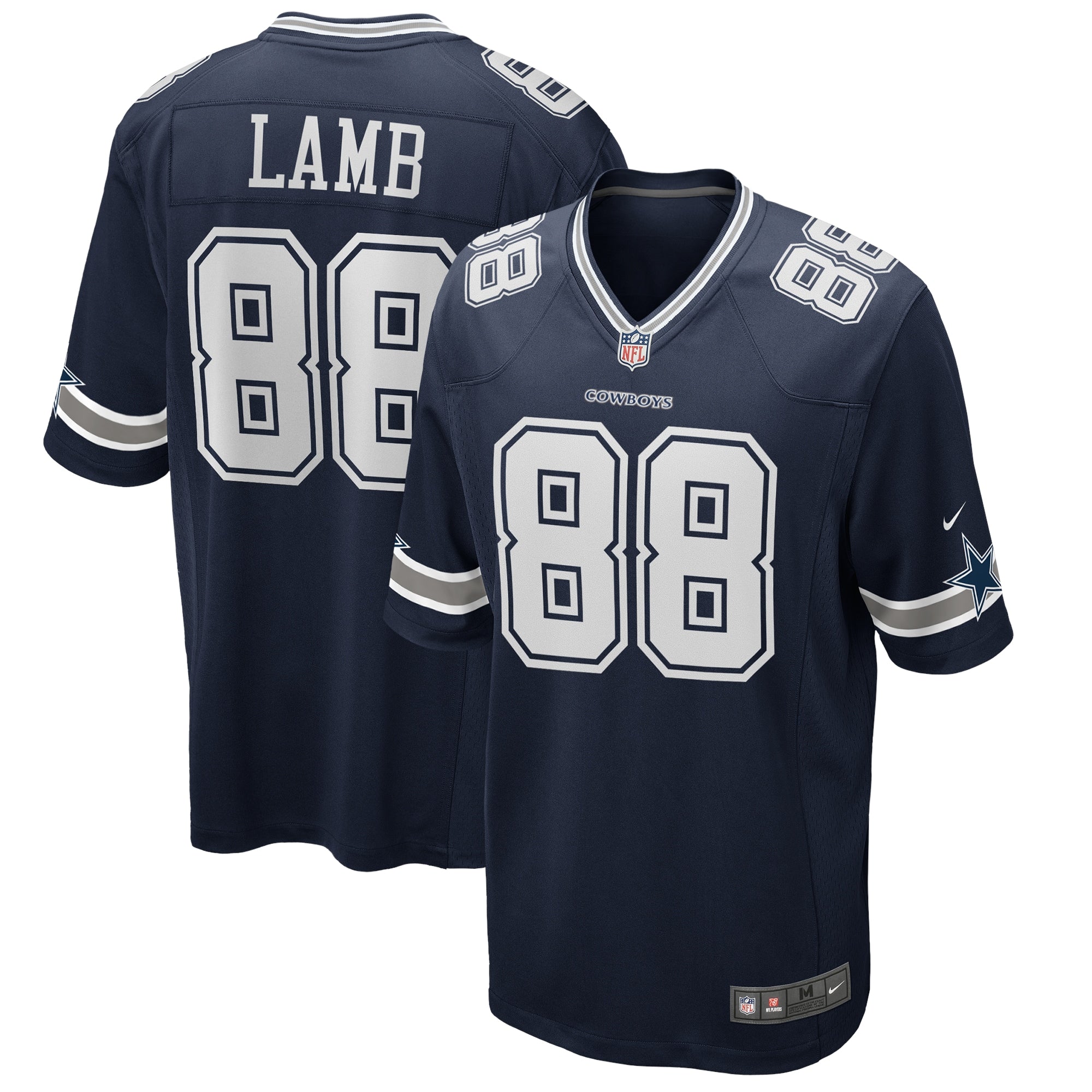 CeeDee Lamb Dallas Cowboys Nike Game Jersey   Navy