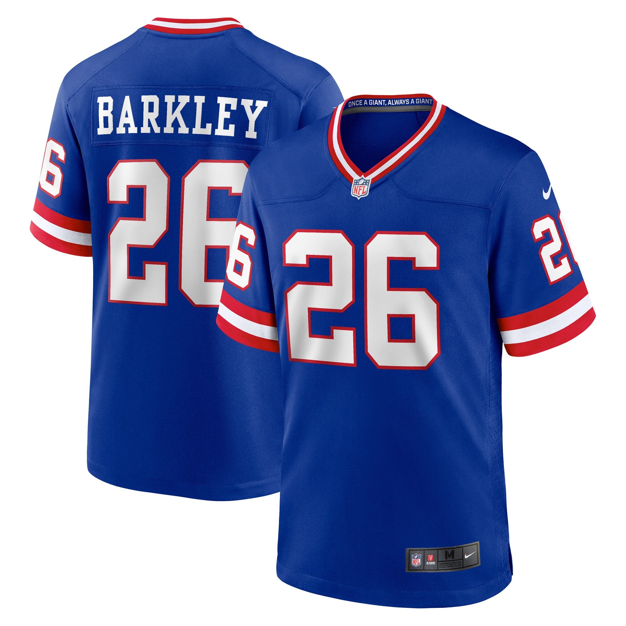 Saquon Barkley New York Giants Nike Classic Player Game Jersey Royal