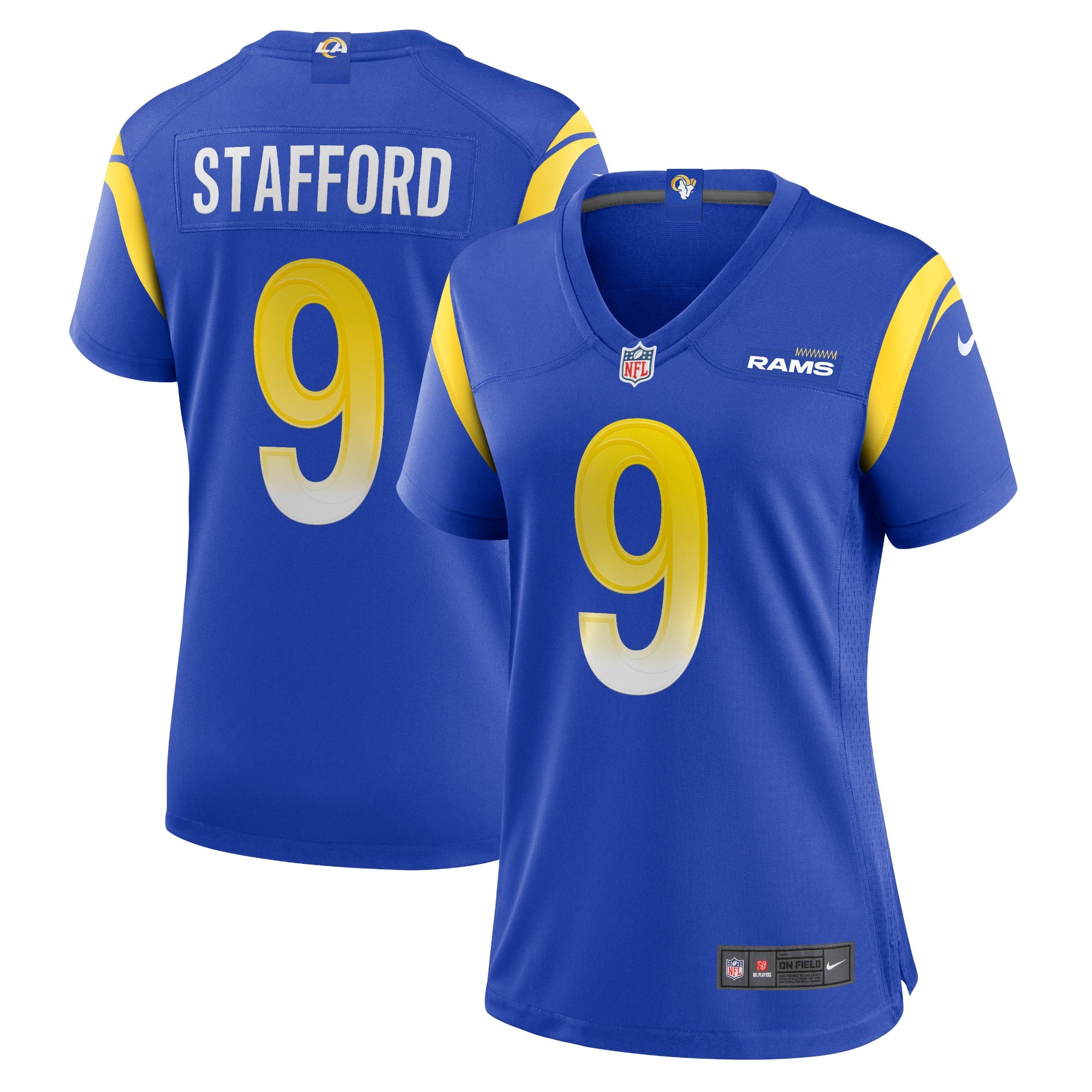 Matthew Stafford Los Angeles Rams Nike Women s Player Jersey   Royal