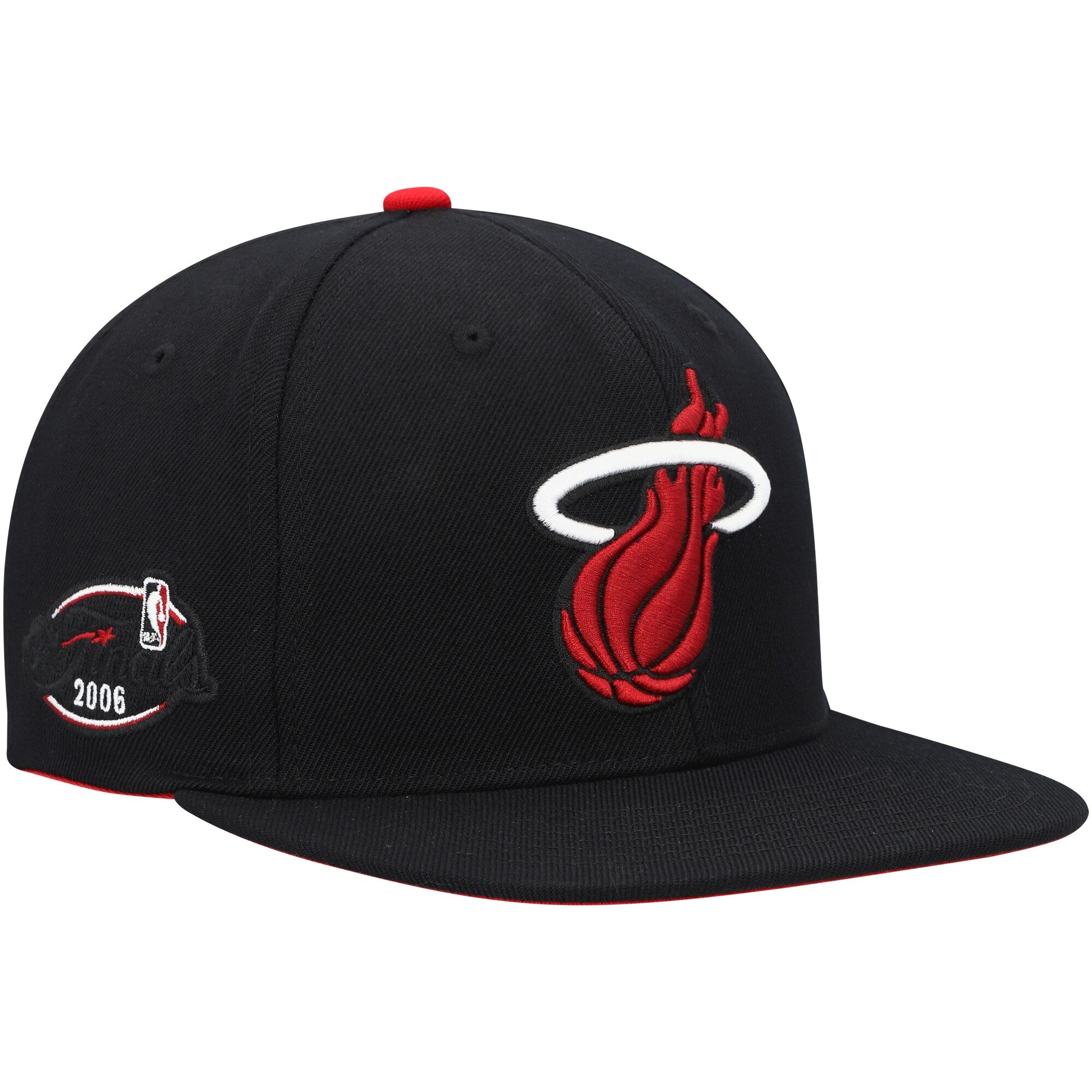 Miami Heat Mitchell & Ness 2006 NBA Finals Born & Bred Snapback Hat - Black