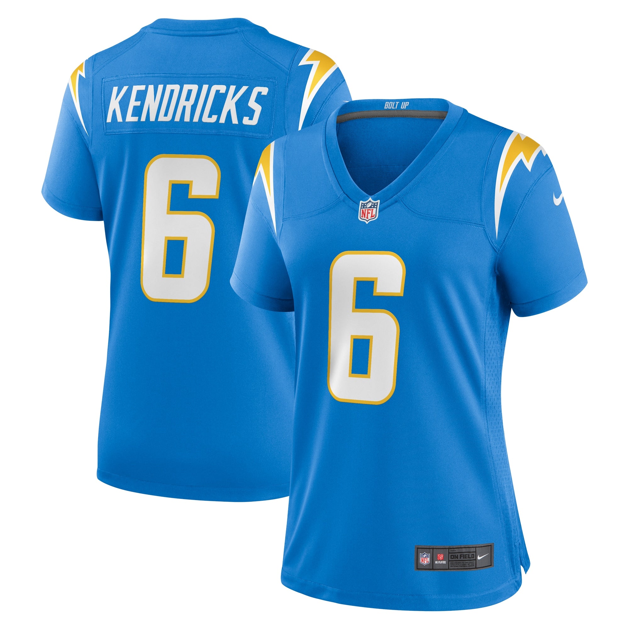 Eric Kendricks Los Angeles Chargers Nike Women s Game Player Jersey   Powder Blue