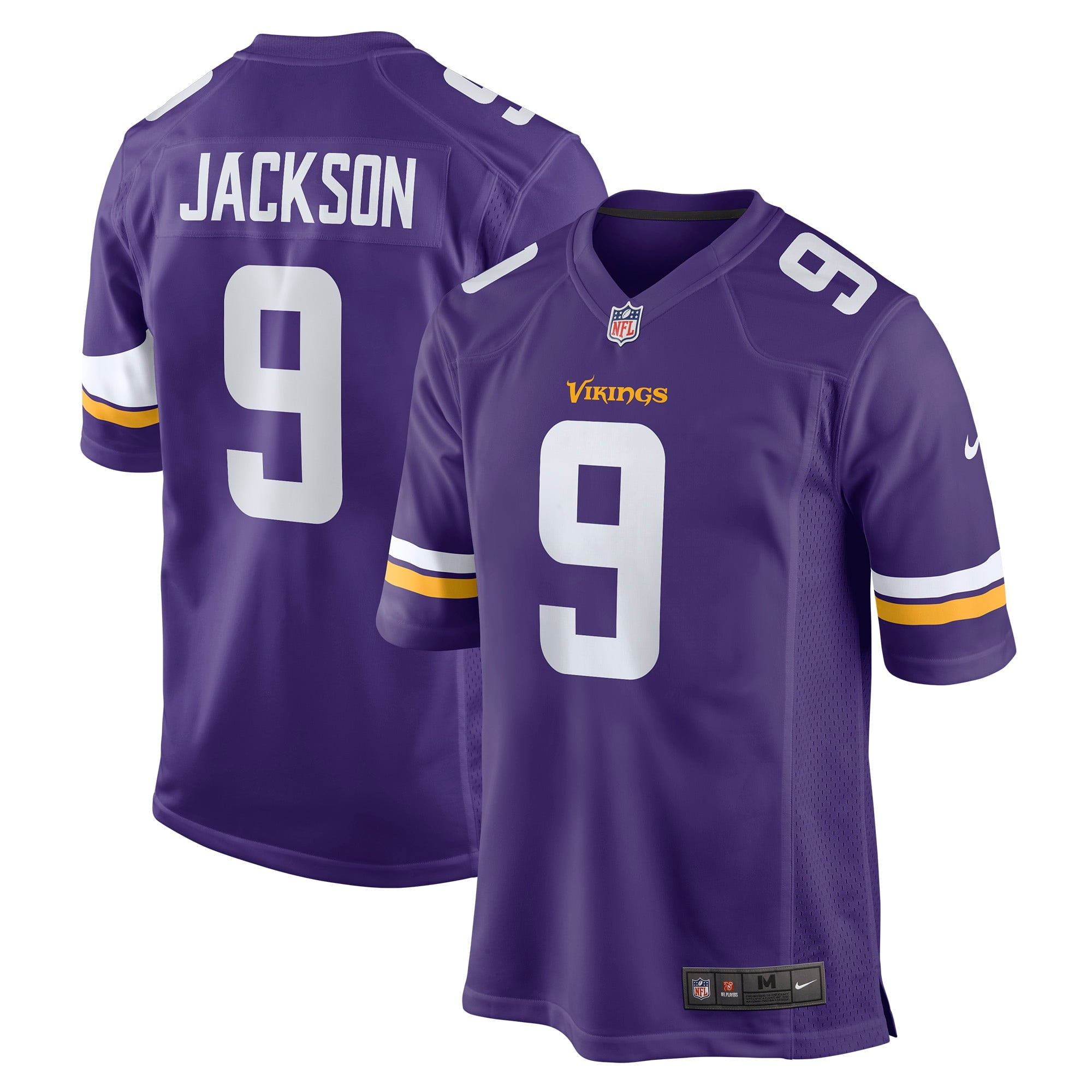 Men s Nike Trishton Jackson Purple Minnesota Vikings Game Jersey