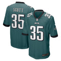 Boston Scott Philadelphia Eagles Nike Game Jersey   Midnight Green