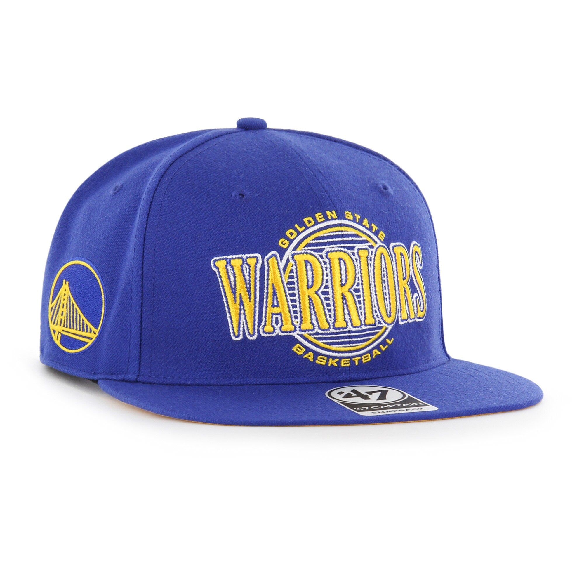 Golden State Warriors '47 High Post Captain Snapback Hat - Royal