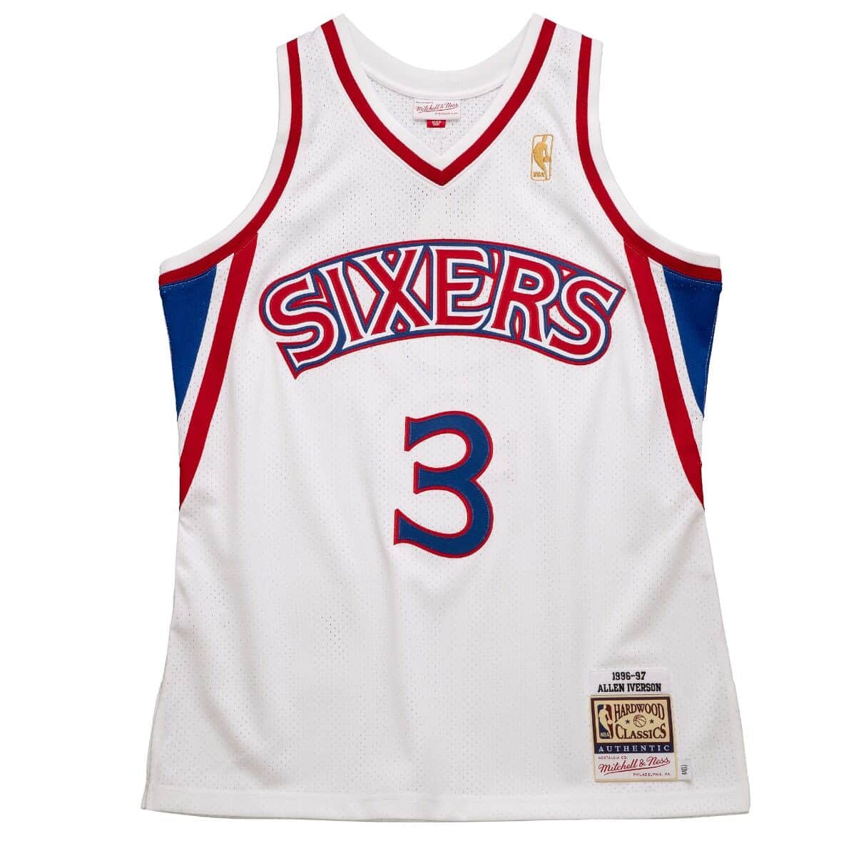 Authentic Allen Iverson Philadelphia 76ers 1996-97 Jersey