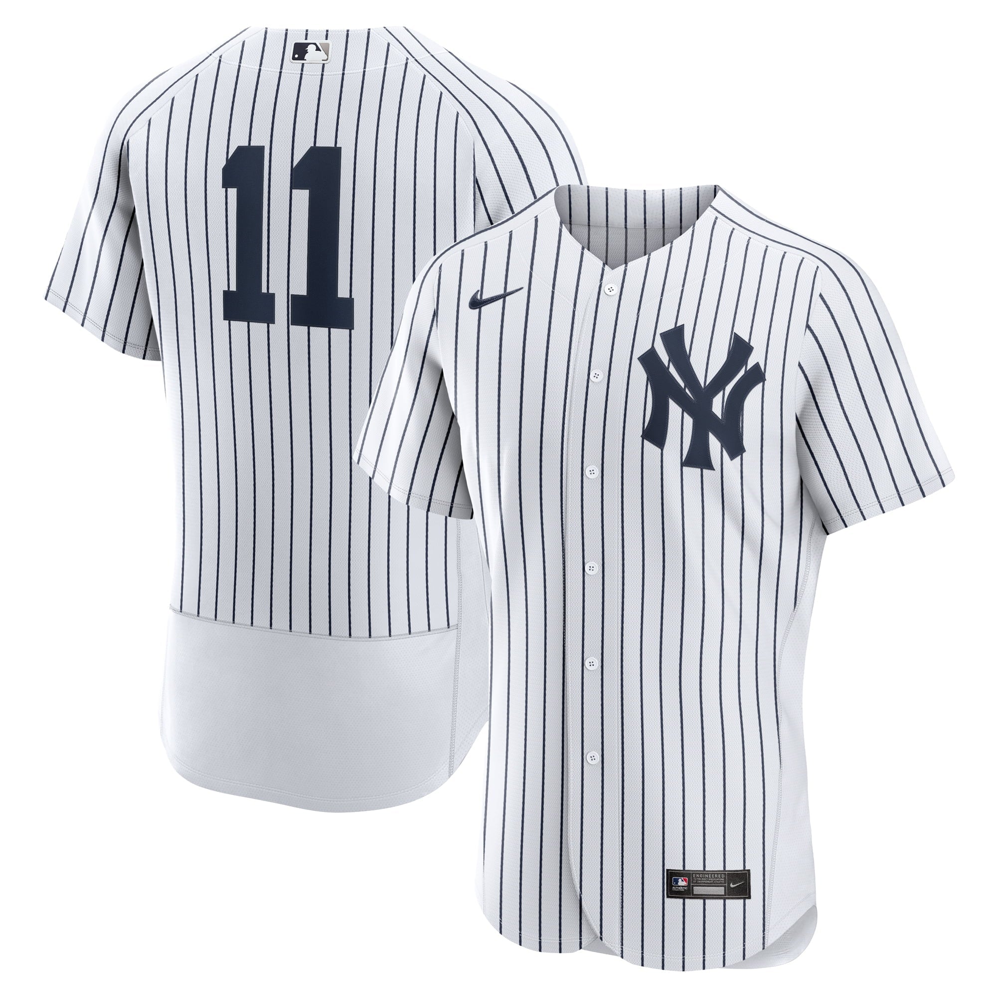 Men's Nike Anthony Volpe White/Navy New York Yankees Home Authentic Jersey