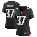 Women s Nike Dee Alford Black Atlanta Falcons Player Game Jersey