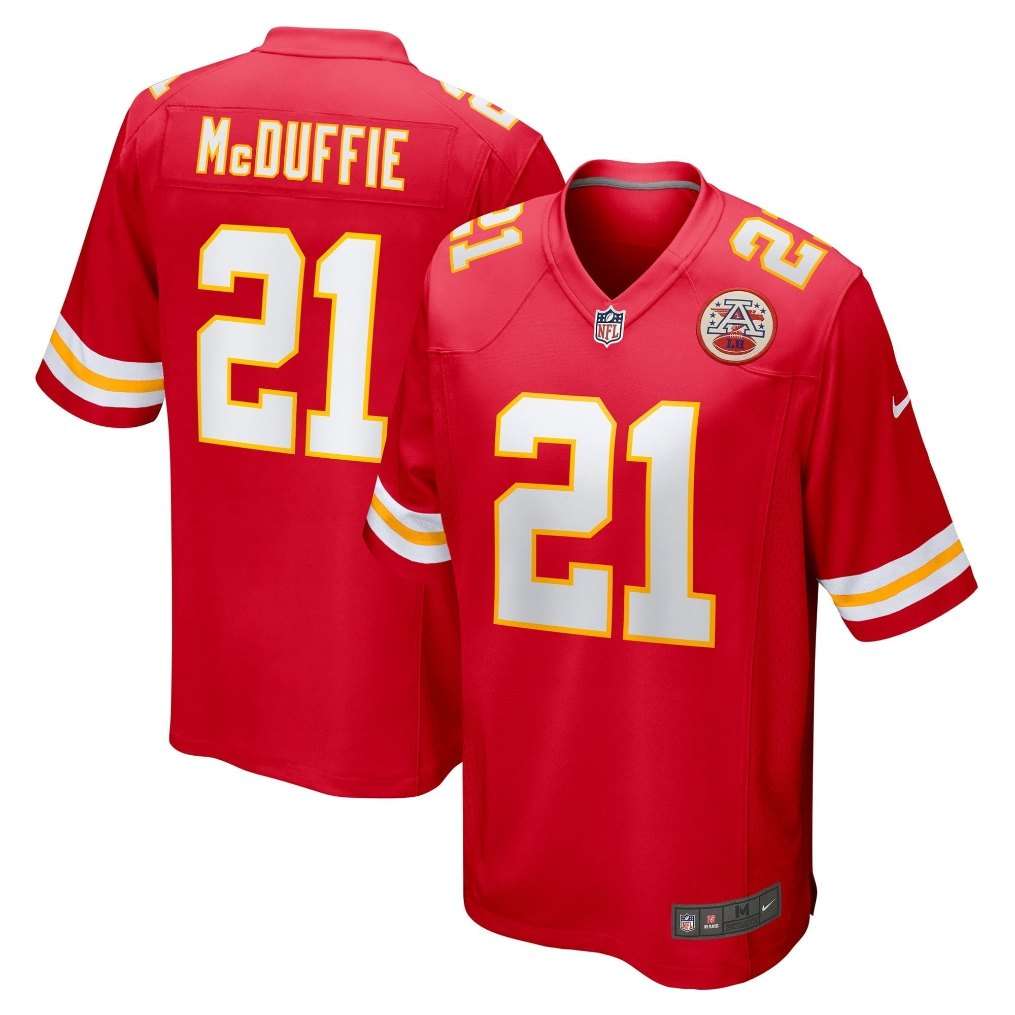Men s Nike Trent McDuffie Red Kansas City Chiefs Player Game Jersey