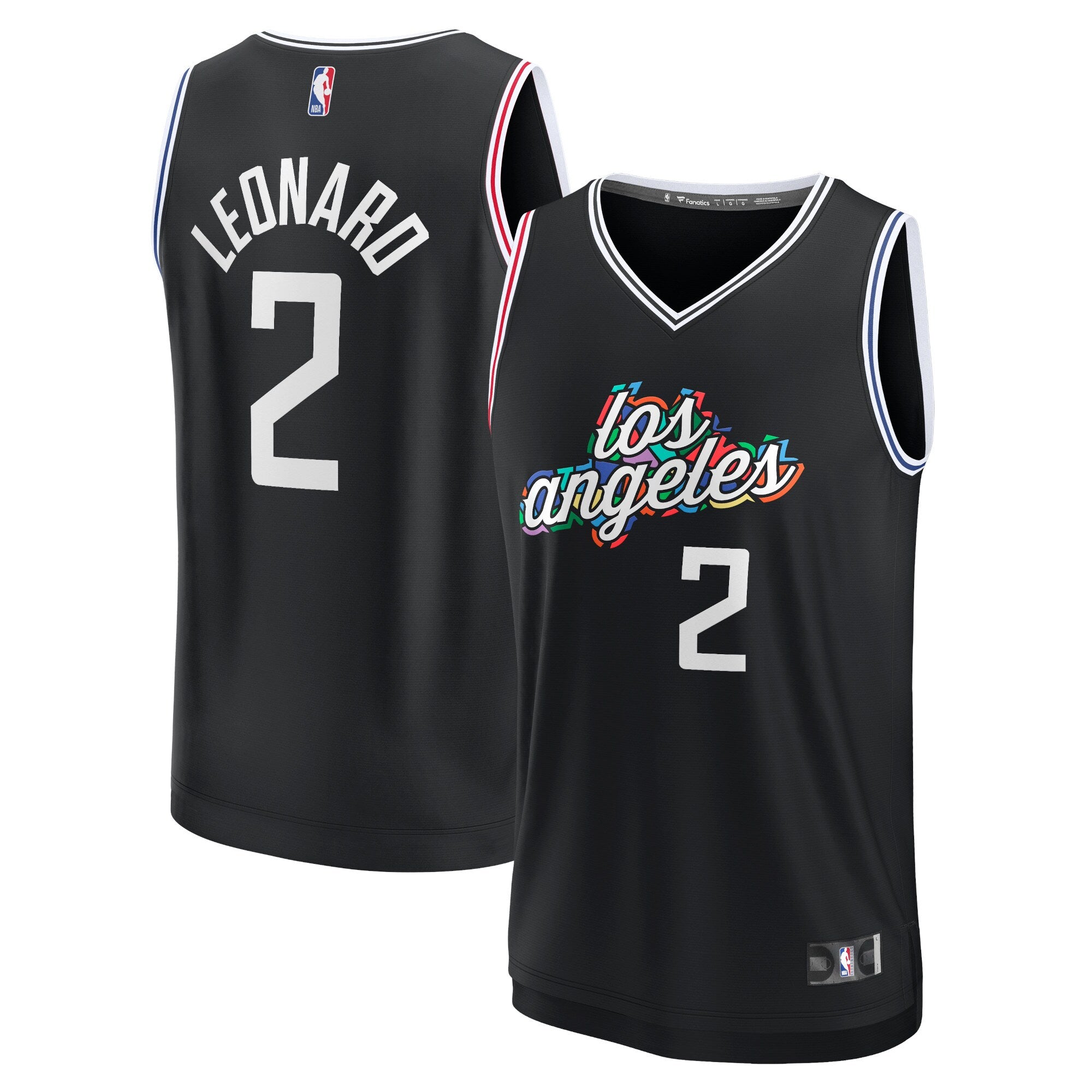 Kawhi Leonard LA Clippers Fanatics Branded 2022/23 Fastbreak Jersey - City Edition - Black