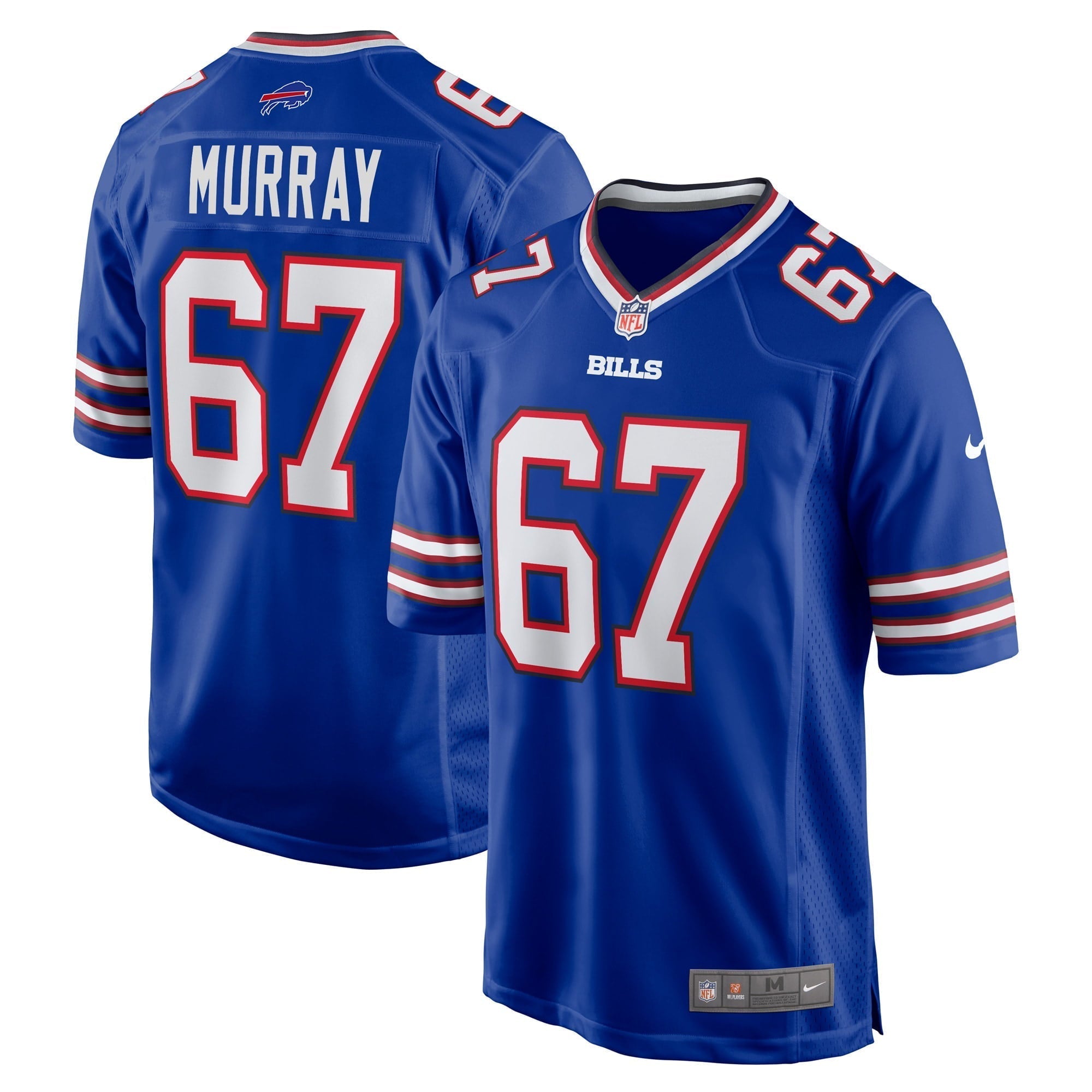 Men s Nike Justin Murray Royal Buffalo Bills Home Game Player Jersey
