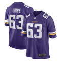 Men s Nike Vederian Lowe Purple Minnesota Vikings Game Player Jersey