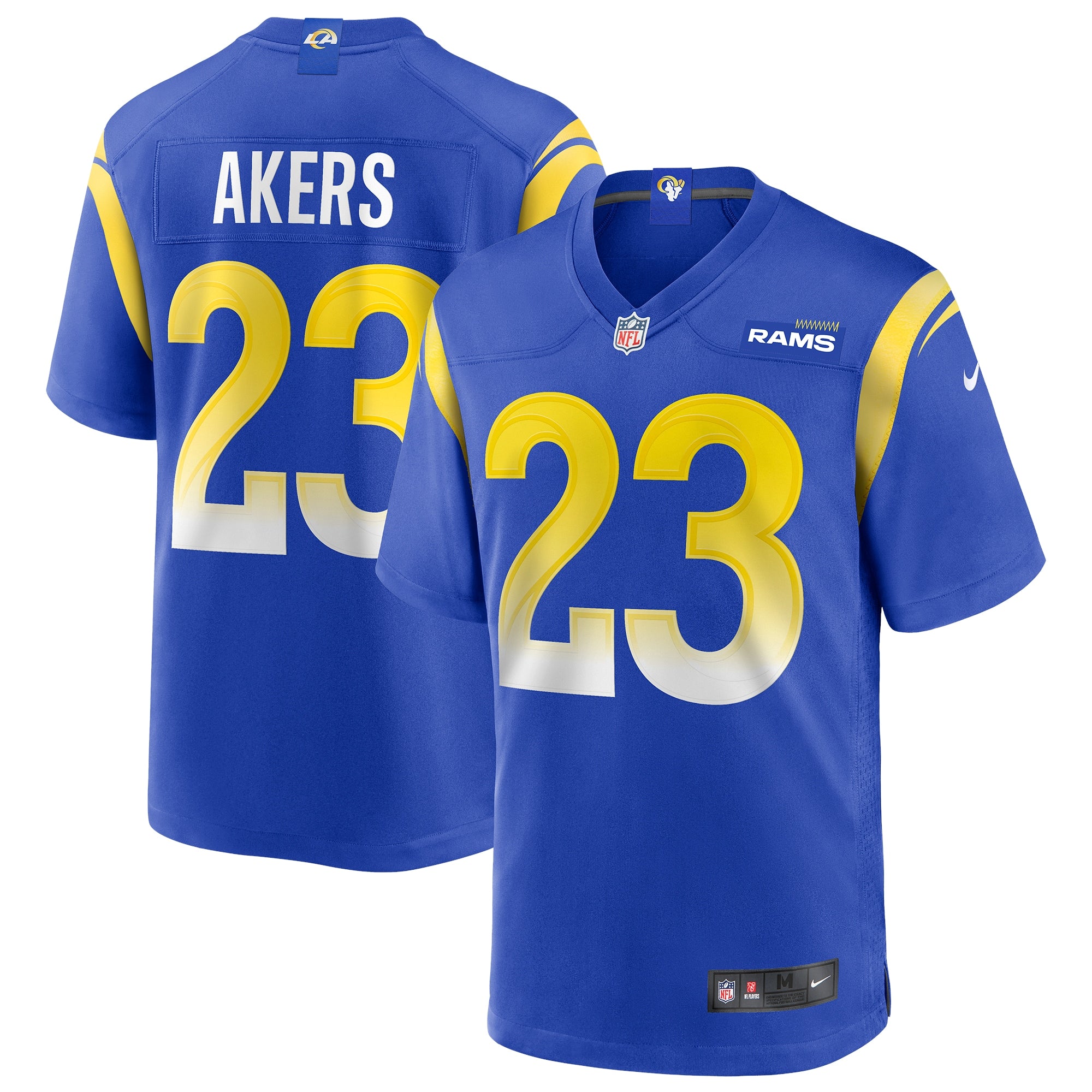 Cam Akers Los Angeles Rams Nike Game Player Jersey   Royal