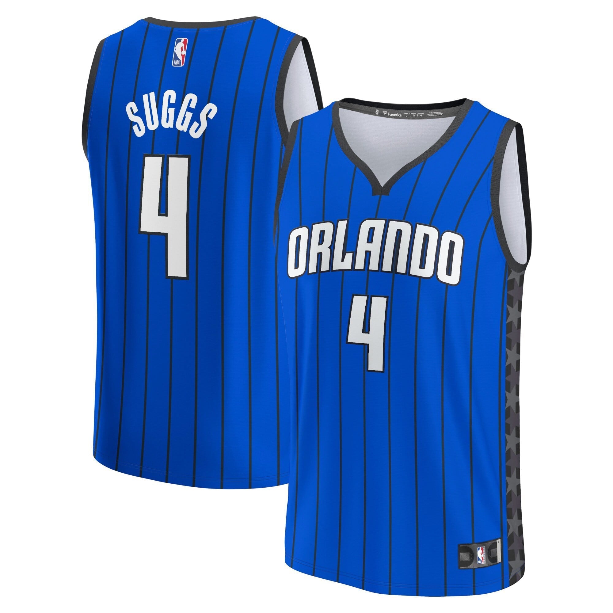 Youth Fanatics Branded Jalen Suggs Royal Orlando Magic Fast Break Player Jersey - Statement Edition