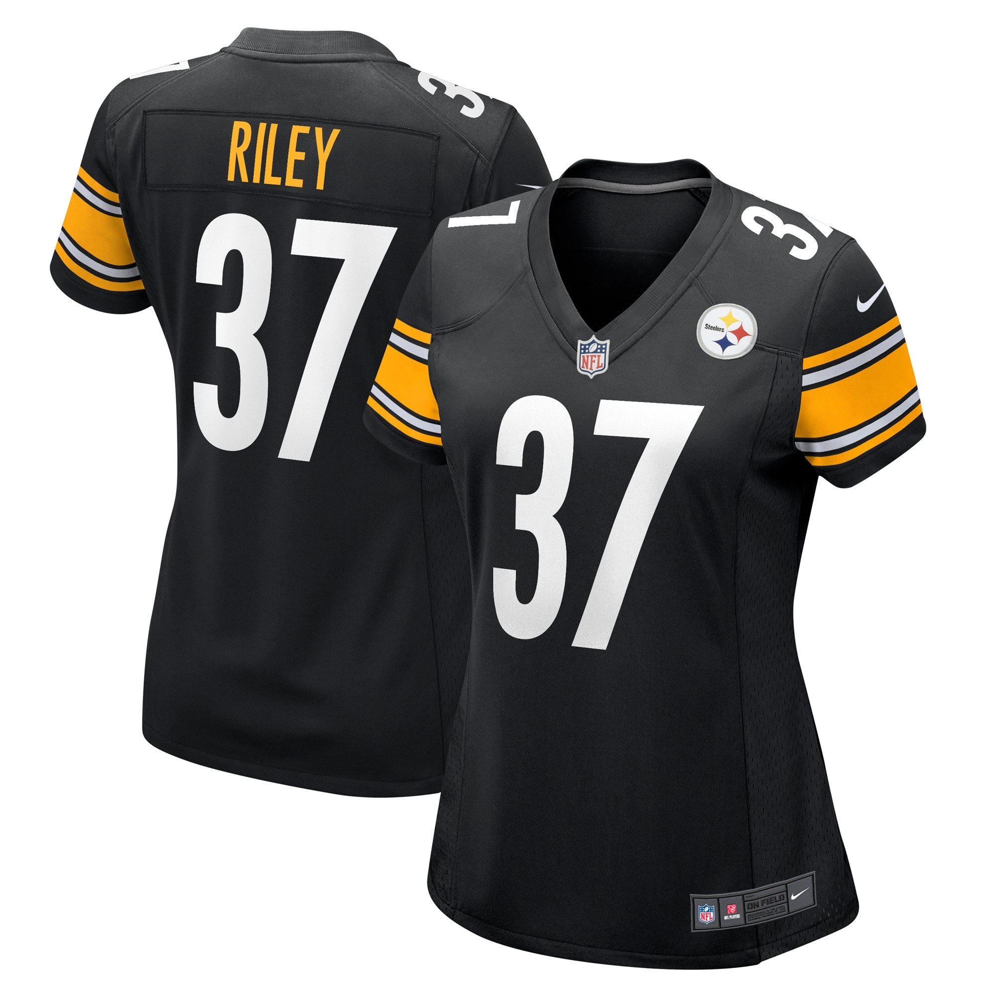 Elijah Riley Pittsburgh Steelers Nike Women s Game Player Jersey   Black