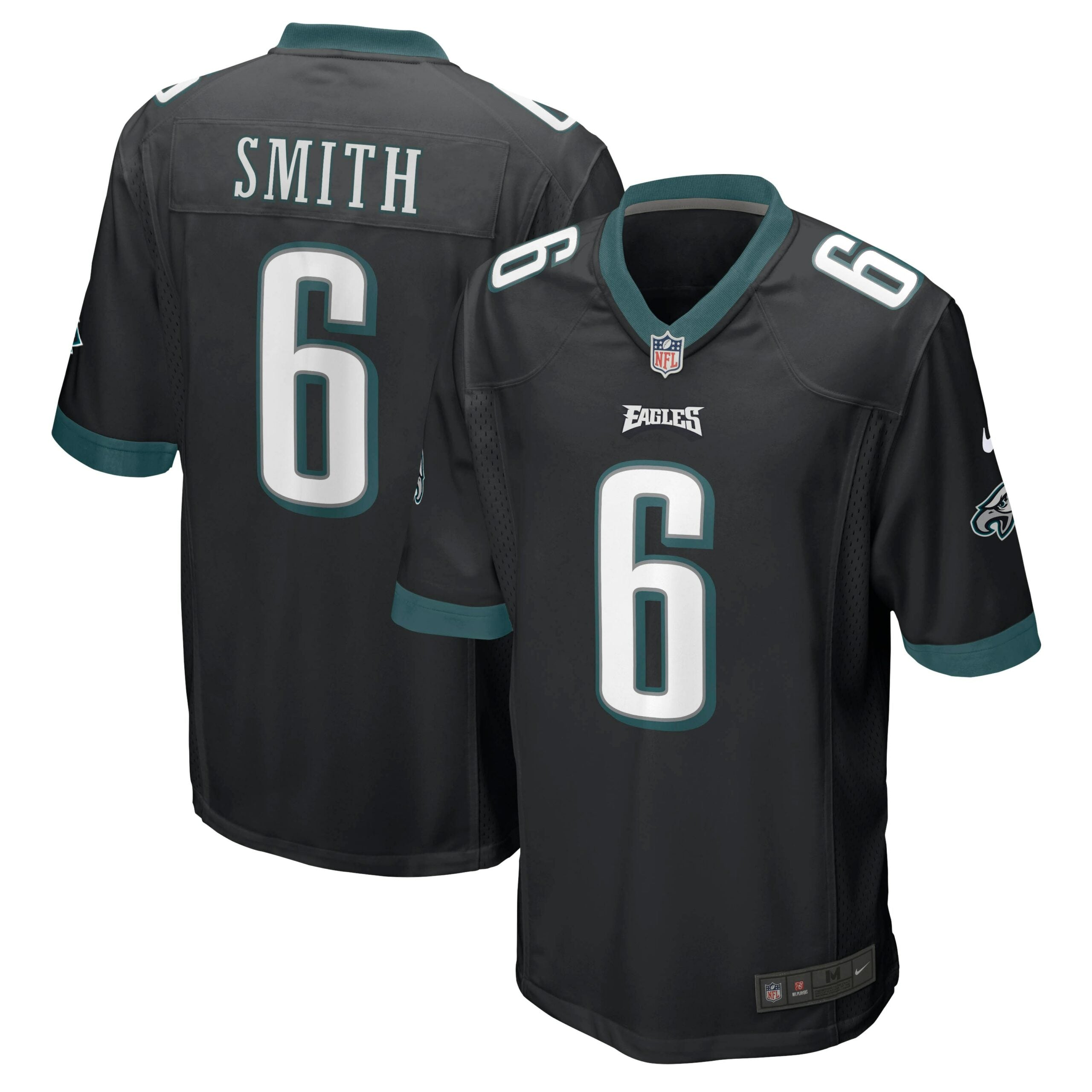 DeVonta Smith Philadelphia Eagles Nike Game Jersey   Black