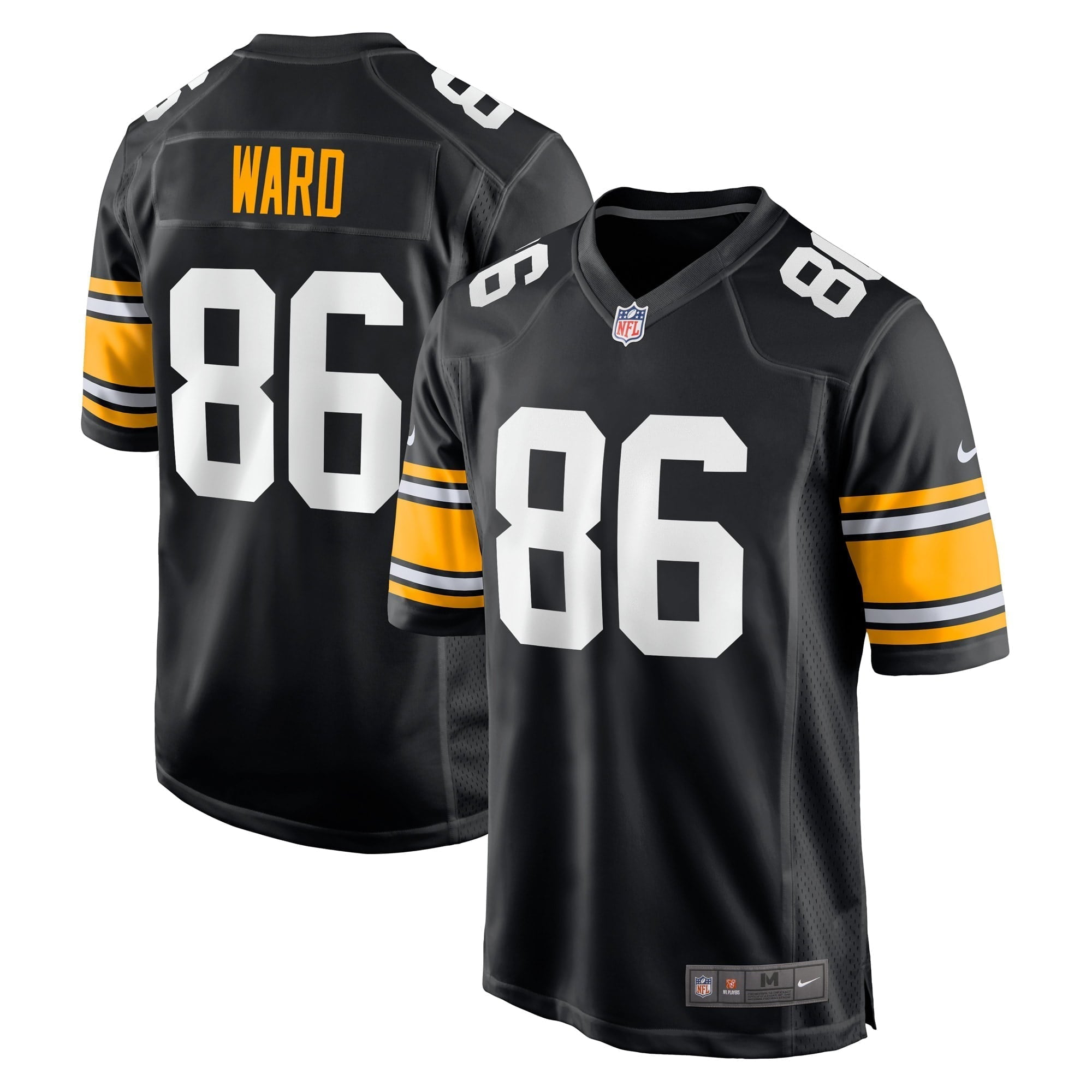 Men s Nike Hines Ward Black Pittsburgh Steelers Retired Player Jersey