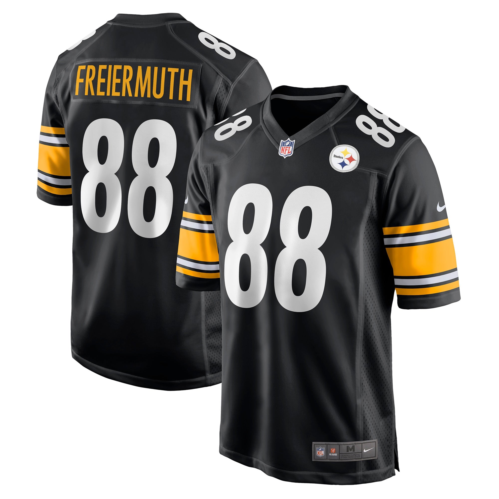 Pat Freiermuth Pittsburgh Steelers Nike Game Jersey   Black