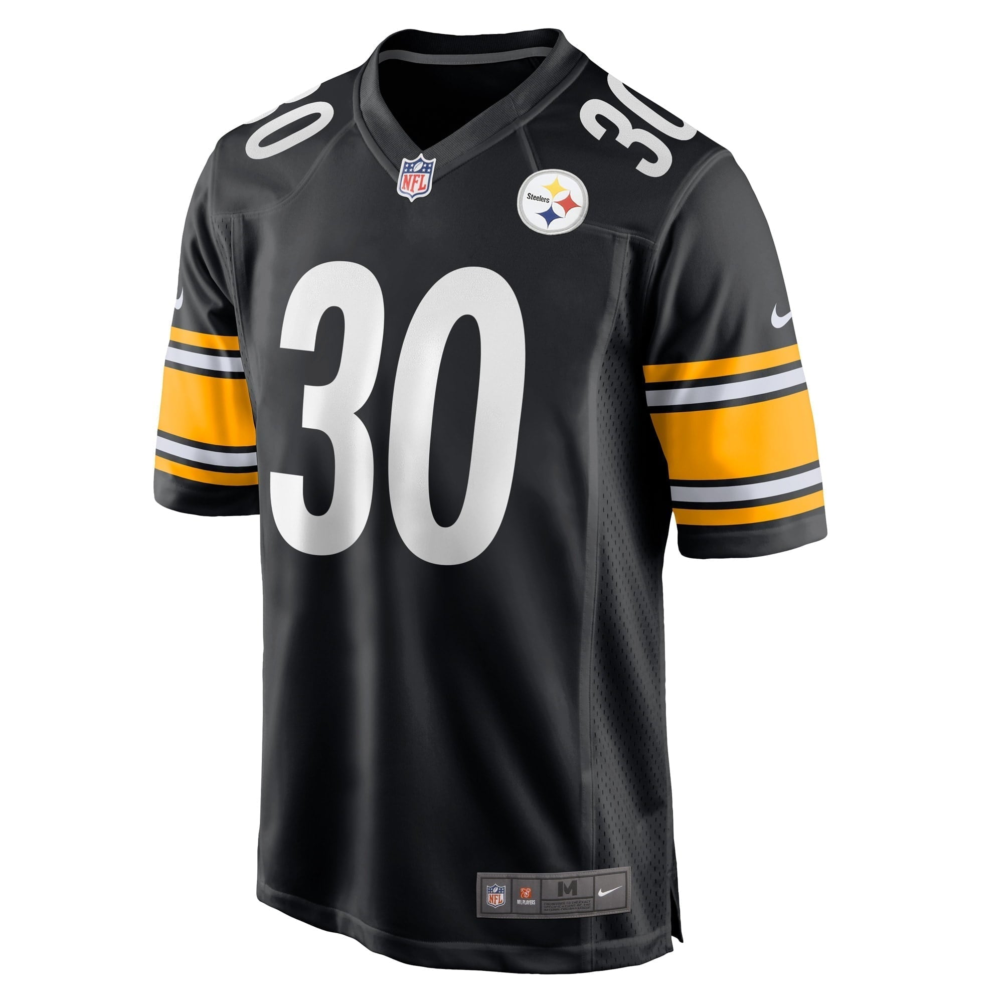 Men s Nike Carlins Platel Black Pittsburgh Steelers Game Player Jersey