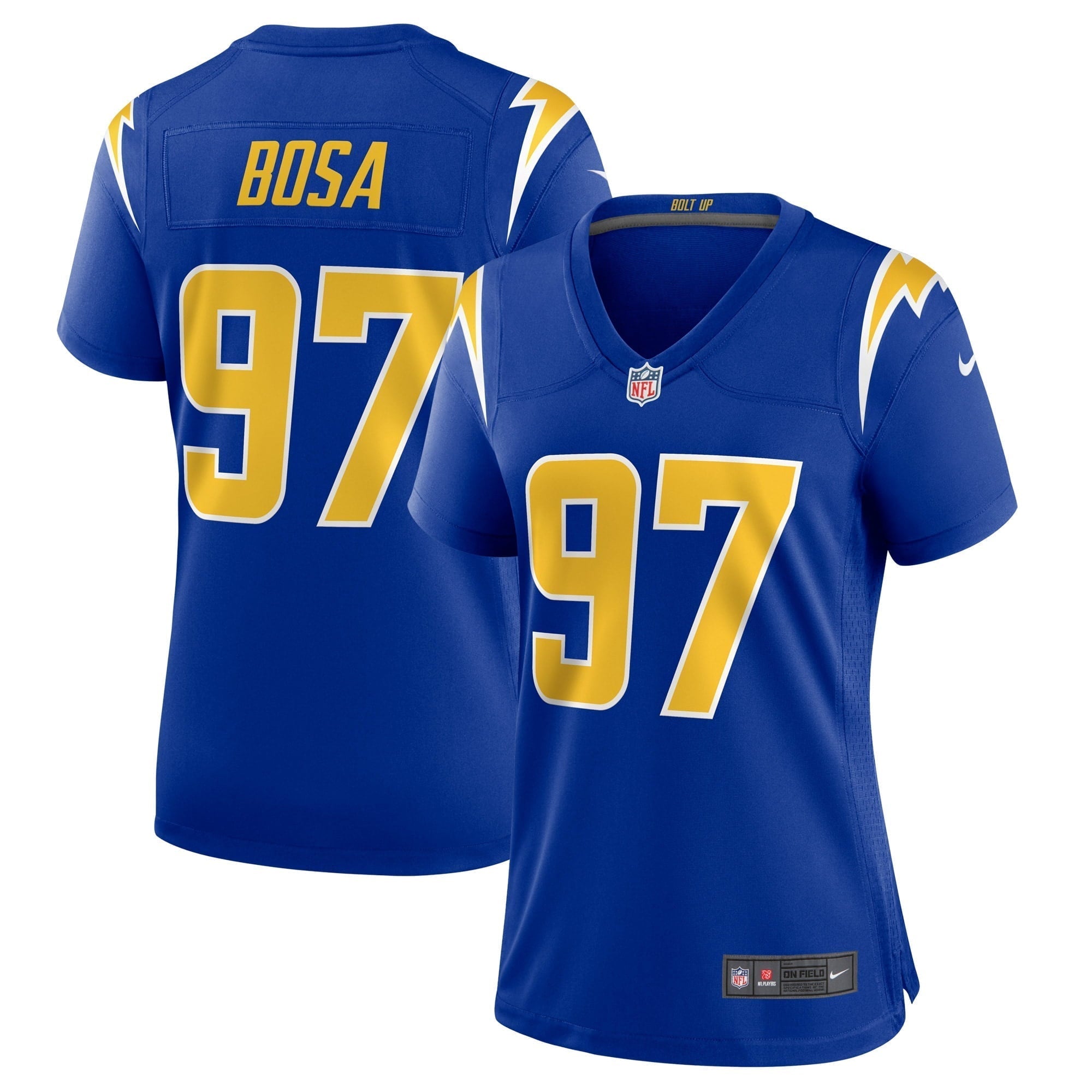 Women s Nike Joey Bosa Royal Los Angeles Chargers 2nd Alternate Game Jersey