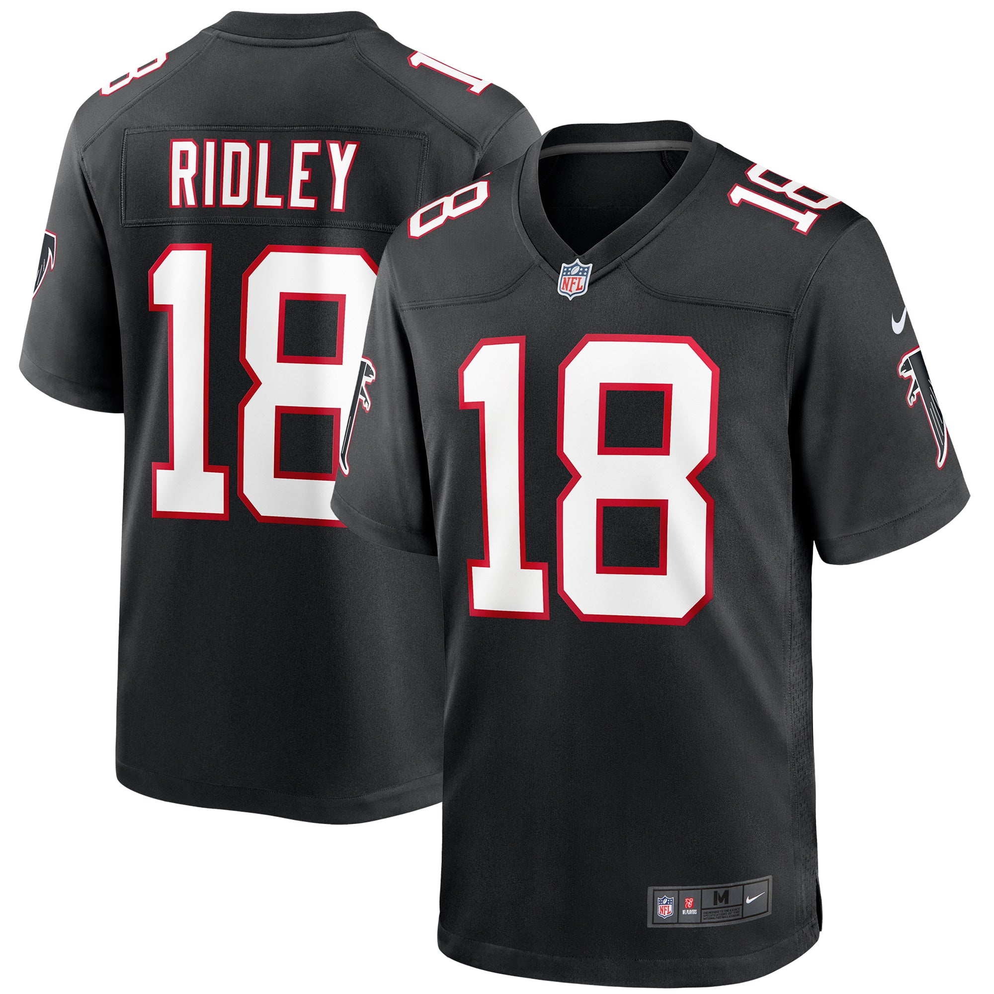 Calvin Ridley Atlanta Falcons Nike Throwback Game Jersey   Black