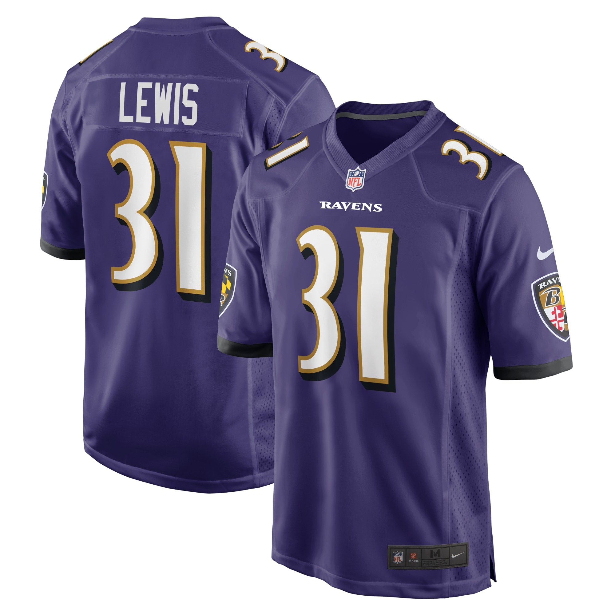 Jamal Lewis Baltimore Ravens Nike Retired Player Game Jersey   Purple
