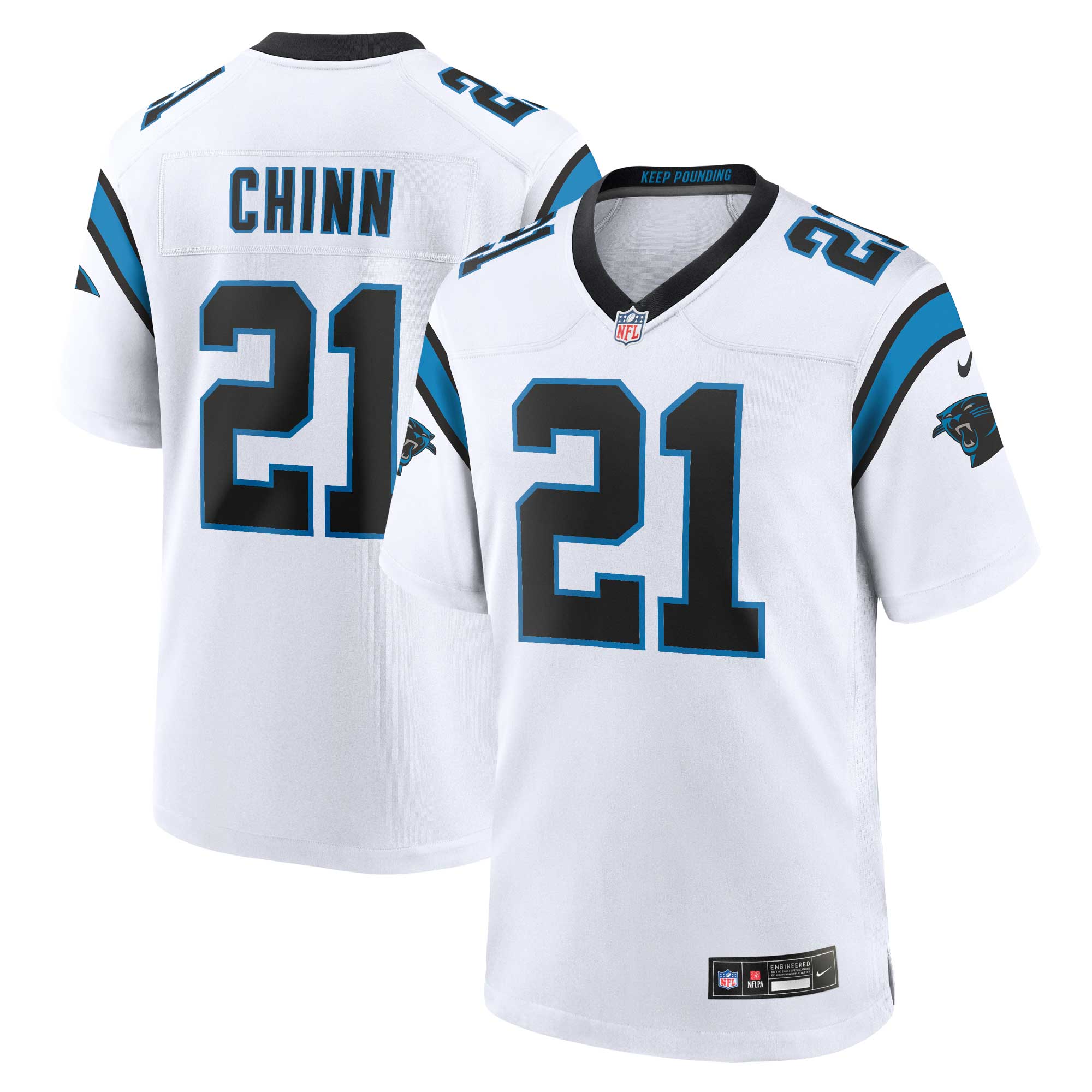 Jeremy Chinn Carolina Panthers Nike Game Jersey   White