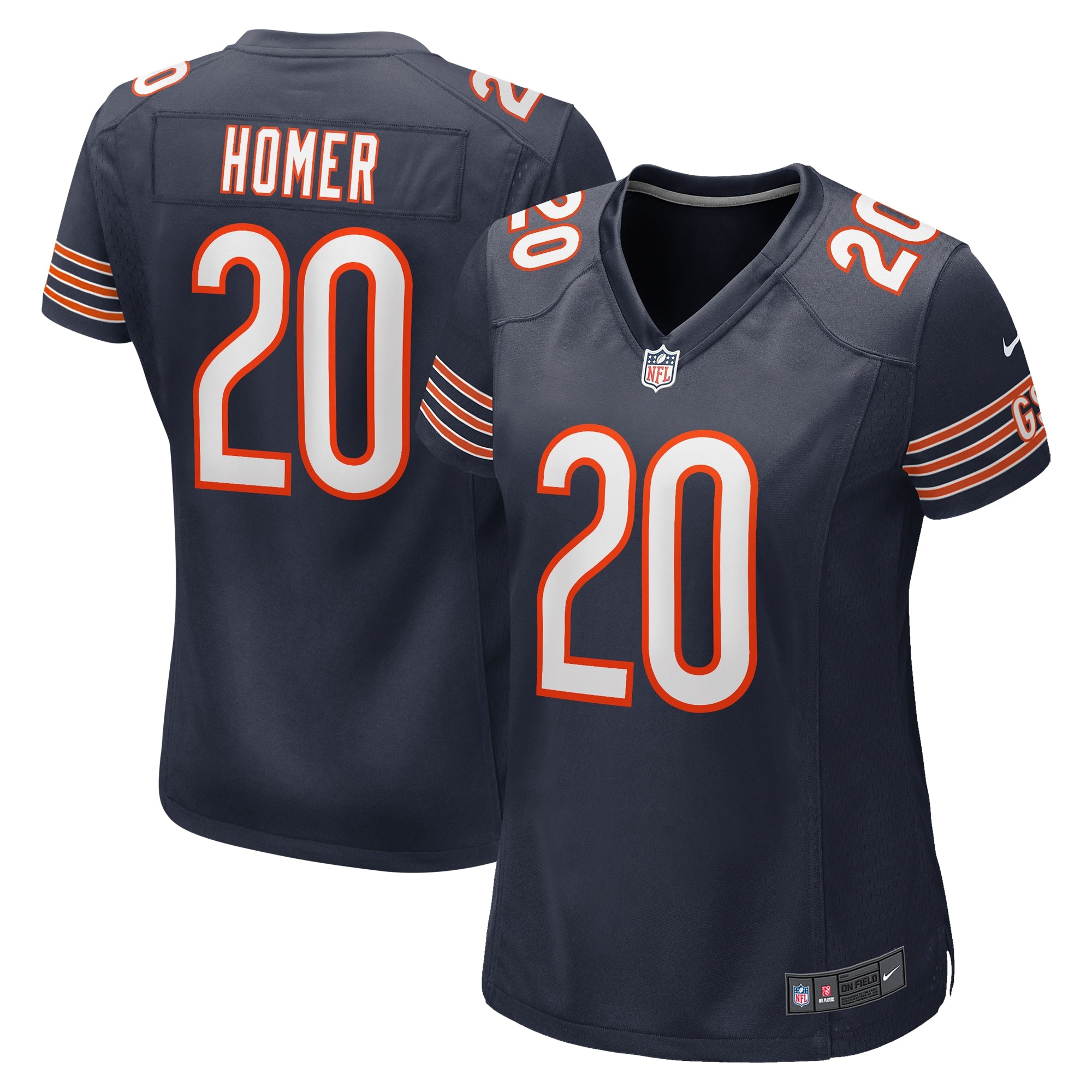 Travis Homer Chicago Bears Nike Women s Game Player Jersey   Navy