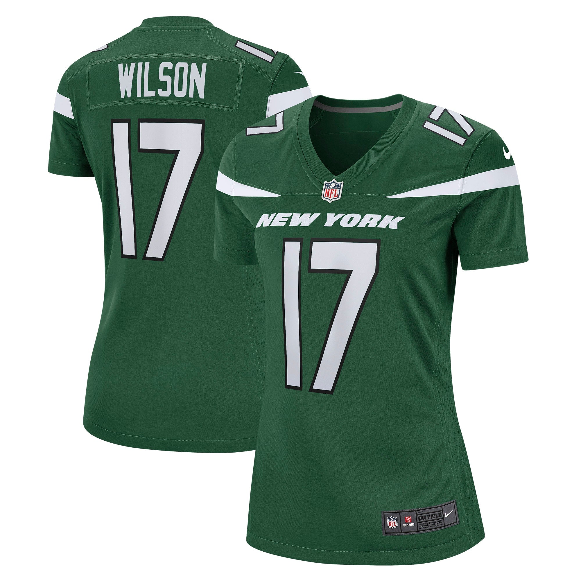 Garrett Wilson New York Jets Nike Women s Player Game Jersey   Gotham Green