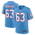 Mike Munchak Tennessee Titans Nike Oilers Throwback Retired Player Game Jersey   Light Blue