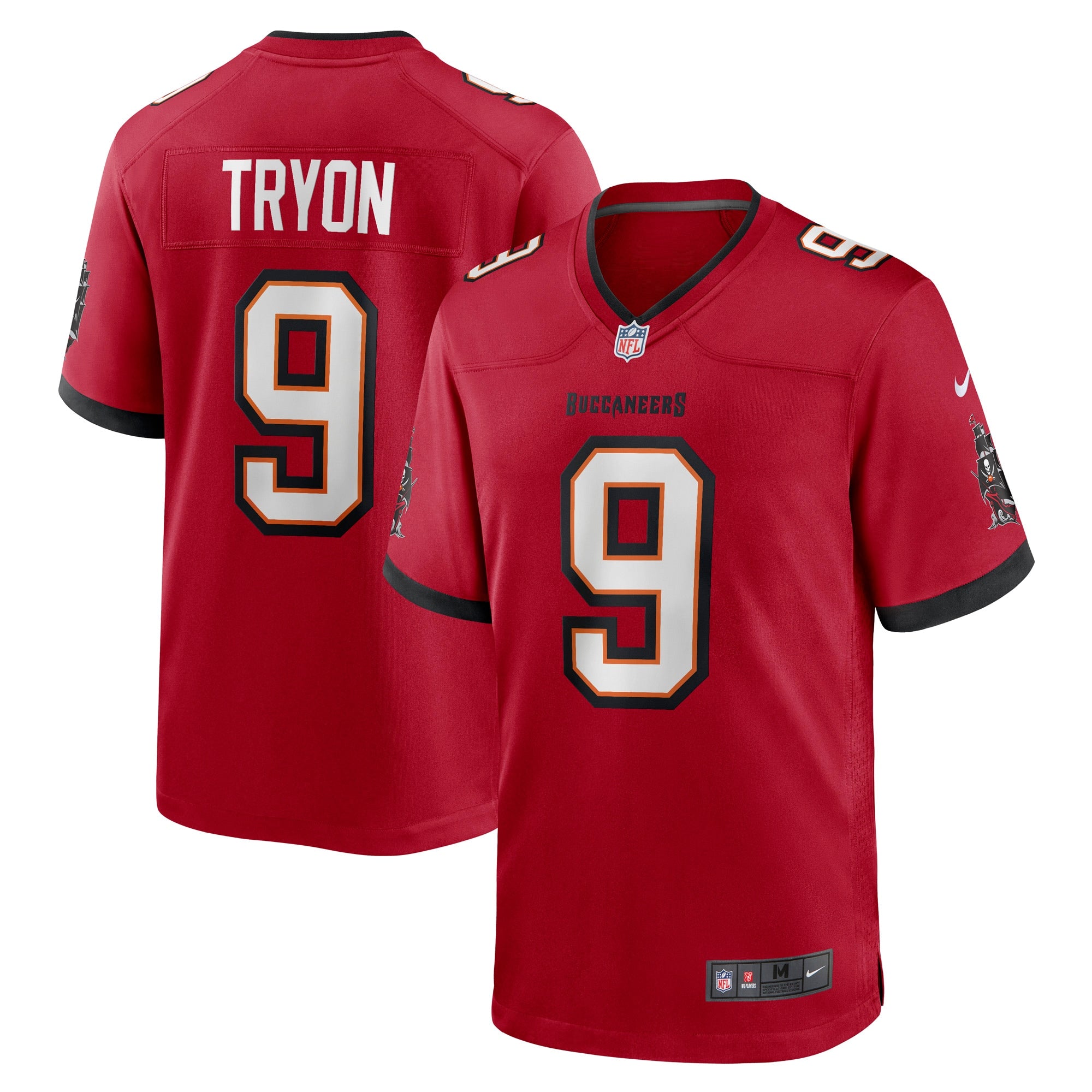 Joe Tryon Tampa Bay Buccaneers Nike 2021 NFL Draft First Round Pick No. 32 Game Jersey   Red