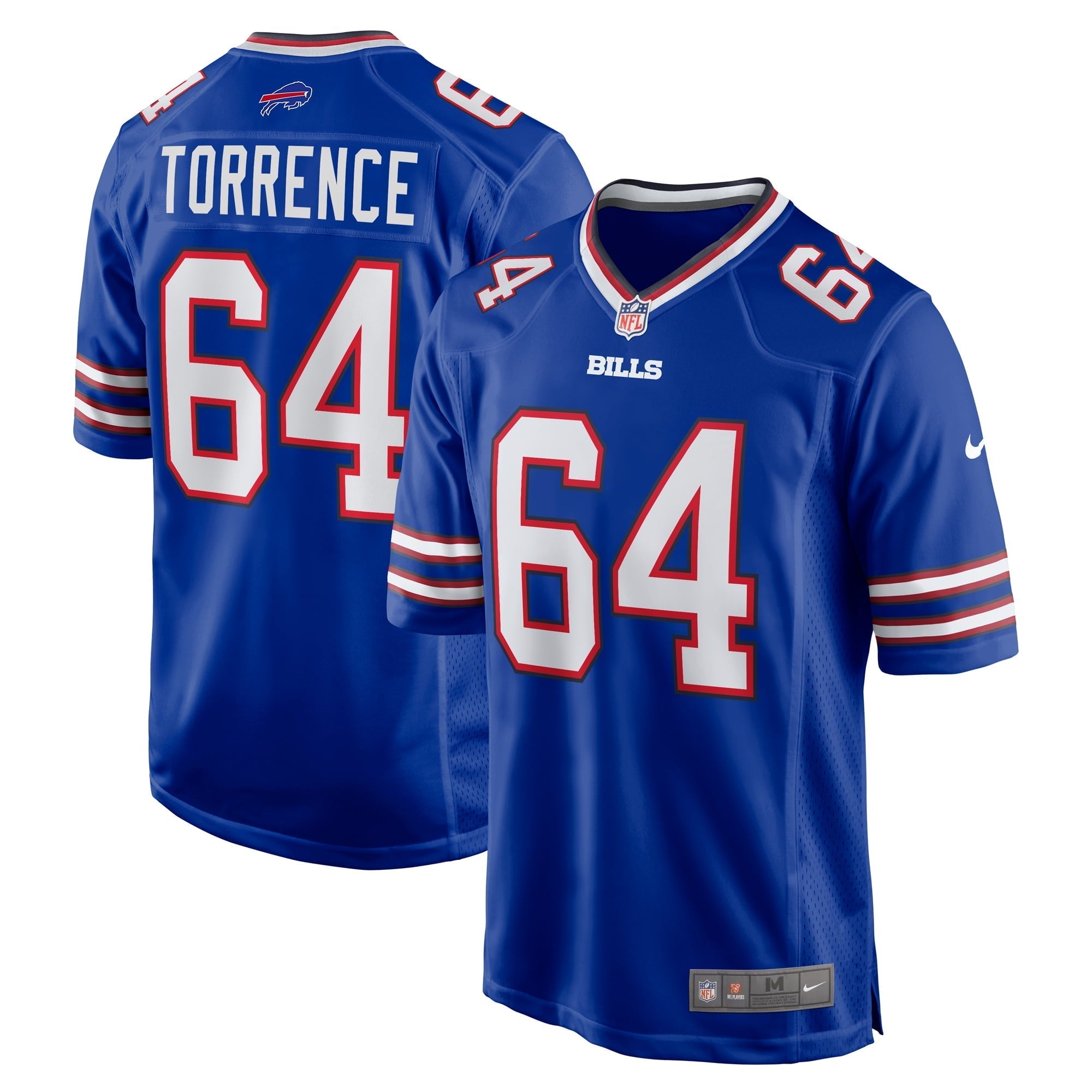 Men s Nike O Cyrus Torrence Royal Buffalo Bills Home Game Jersey