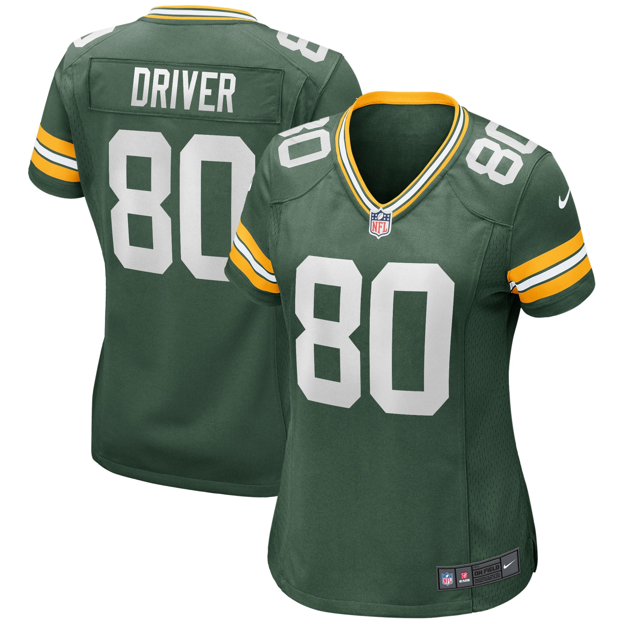 Donald Driver Green Bay Packers Nike Women s Game Retired Player Jersey   Green