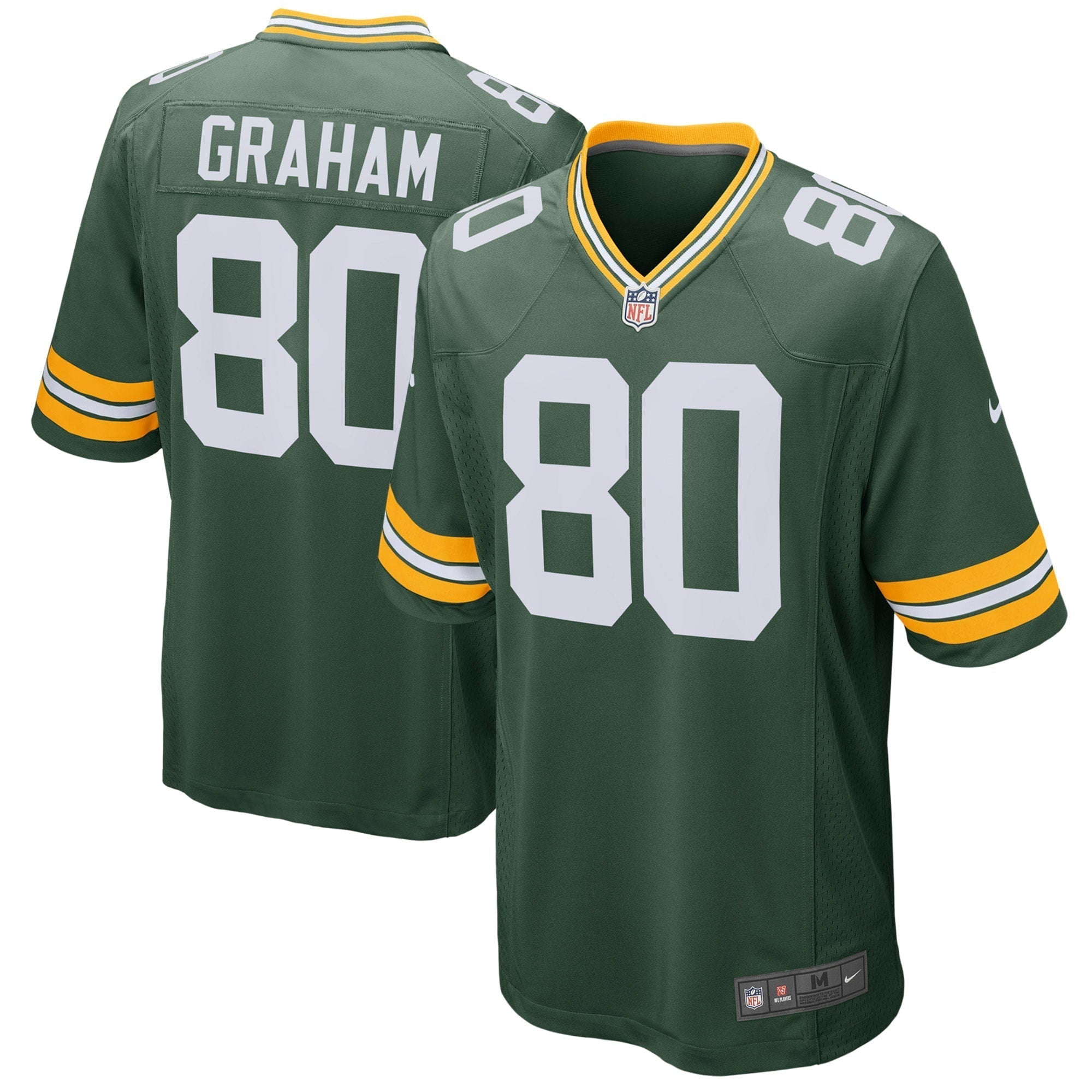 Men s Nike Jimmy Graham Green Green Bay Packers Game Jersey