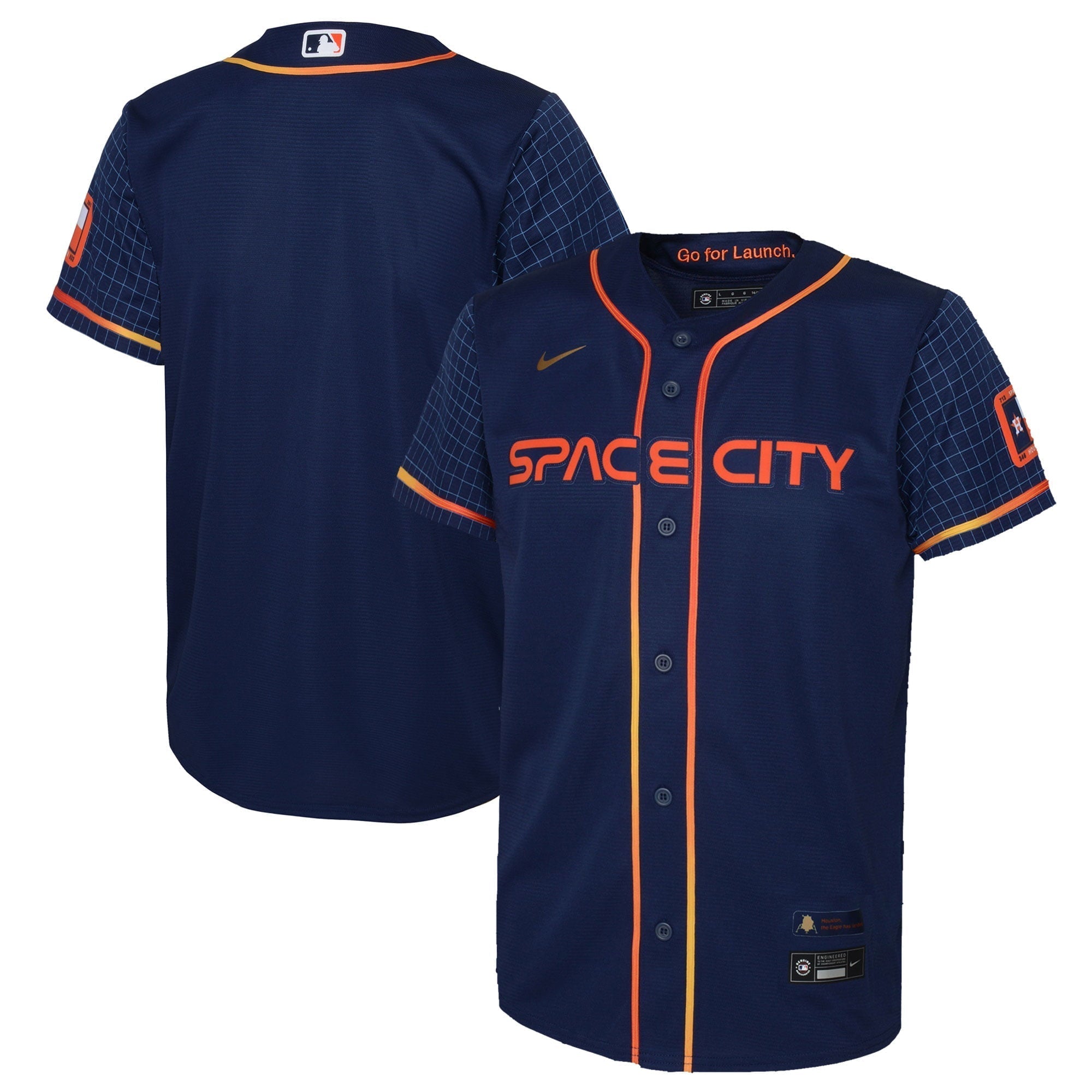 Preschool Nike Navy Houston Astros 2022 City Connect Replica Jersey