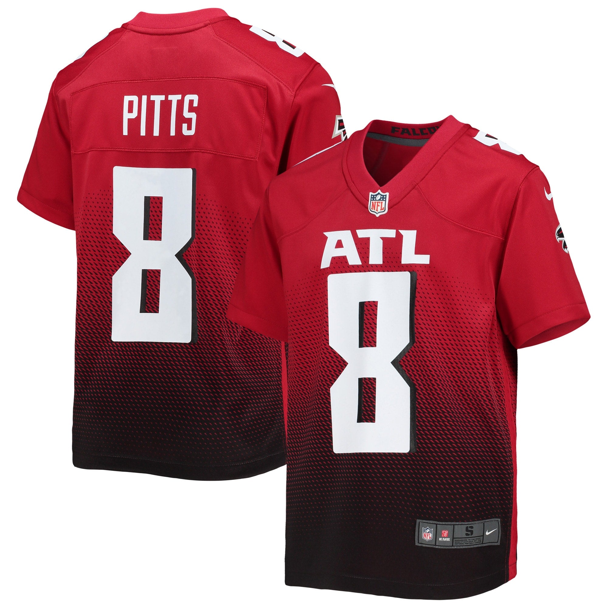 Kyle Pitts Atlanta Falcons Nike Youth Game Jersey   Red