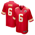 Bryan Cook Kansas City Chiefs Nike Game Player Jersey   Red