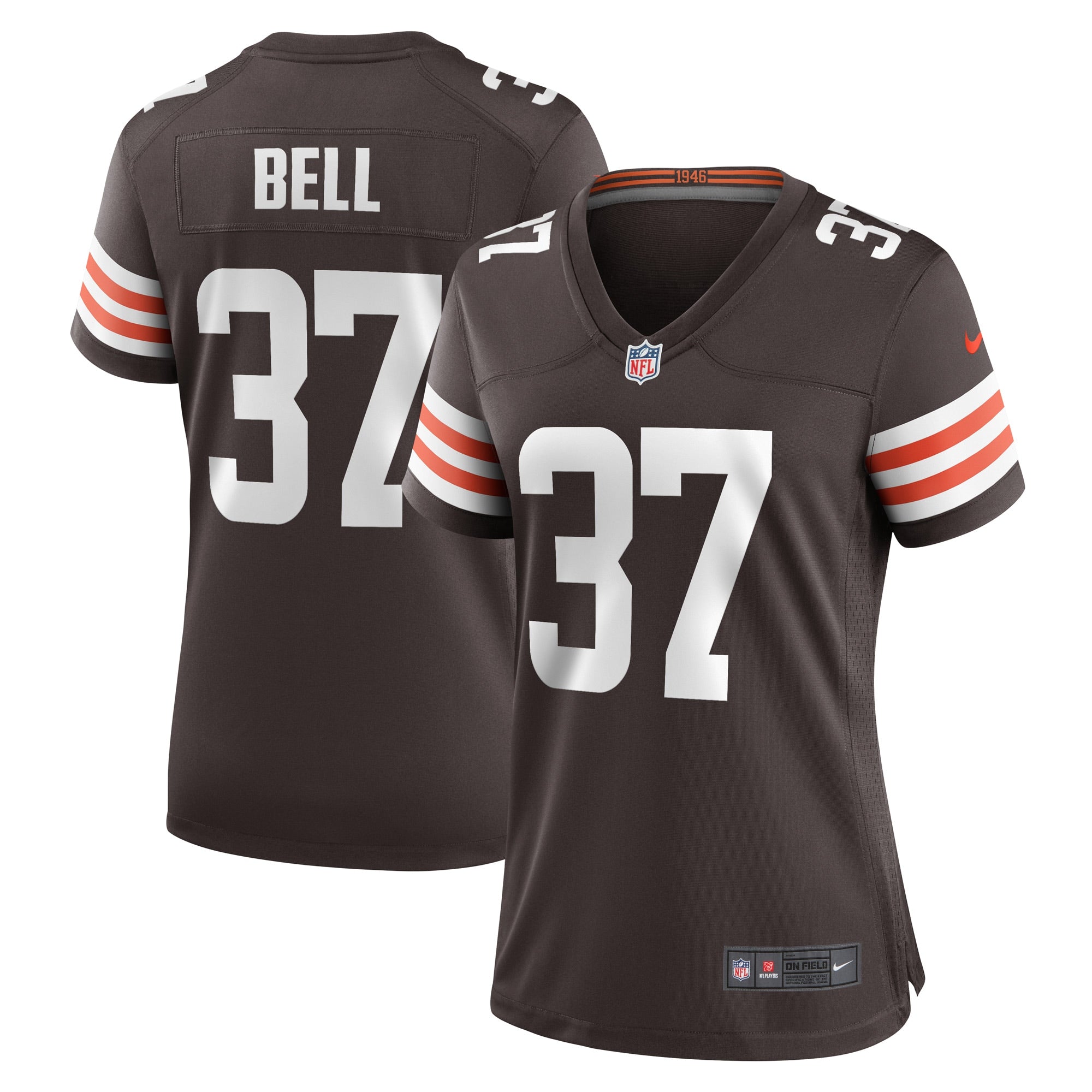 D Anthony Bell Cleveland Browns Nike Women s Game Player Jersey   Brown