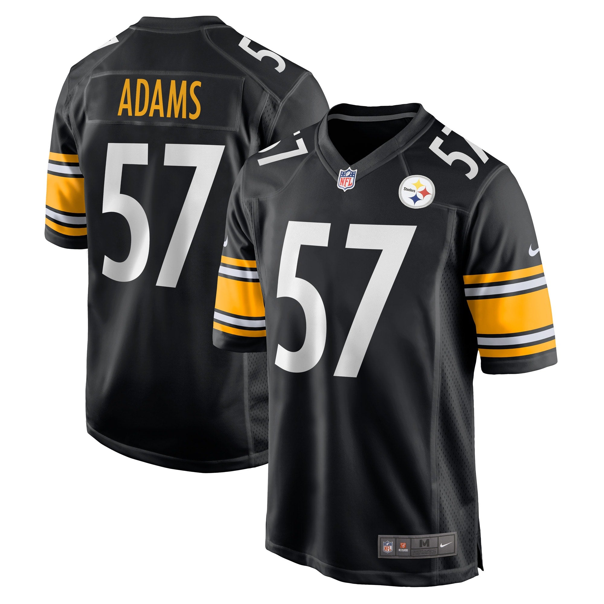 Montravius Adams Pittsburgh Steelers Nike Game Player Jersey   Black