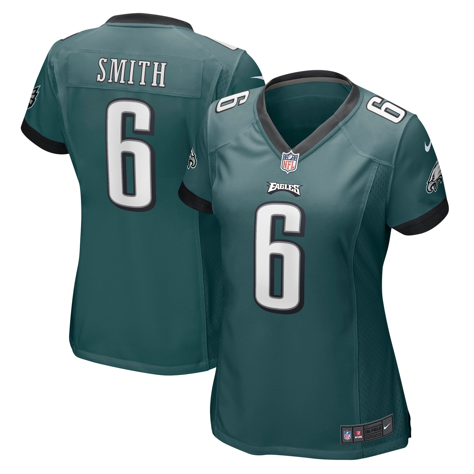 Women s Nike DeVonta Smith Midnight Green Philadelphia Eagles Game Jersey