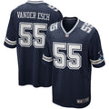 Leighton Vander Esch Dallas Cowboys Nike Team Game Jersey   Navy