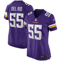 Jack Del Rio Minnesota Vikings Nike Women s Game Retired Player Jersey   Purple