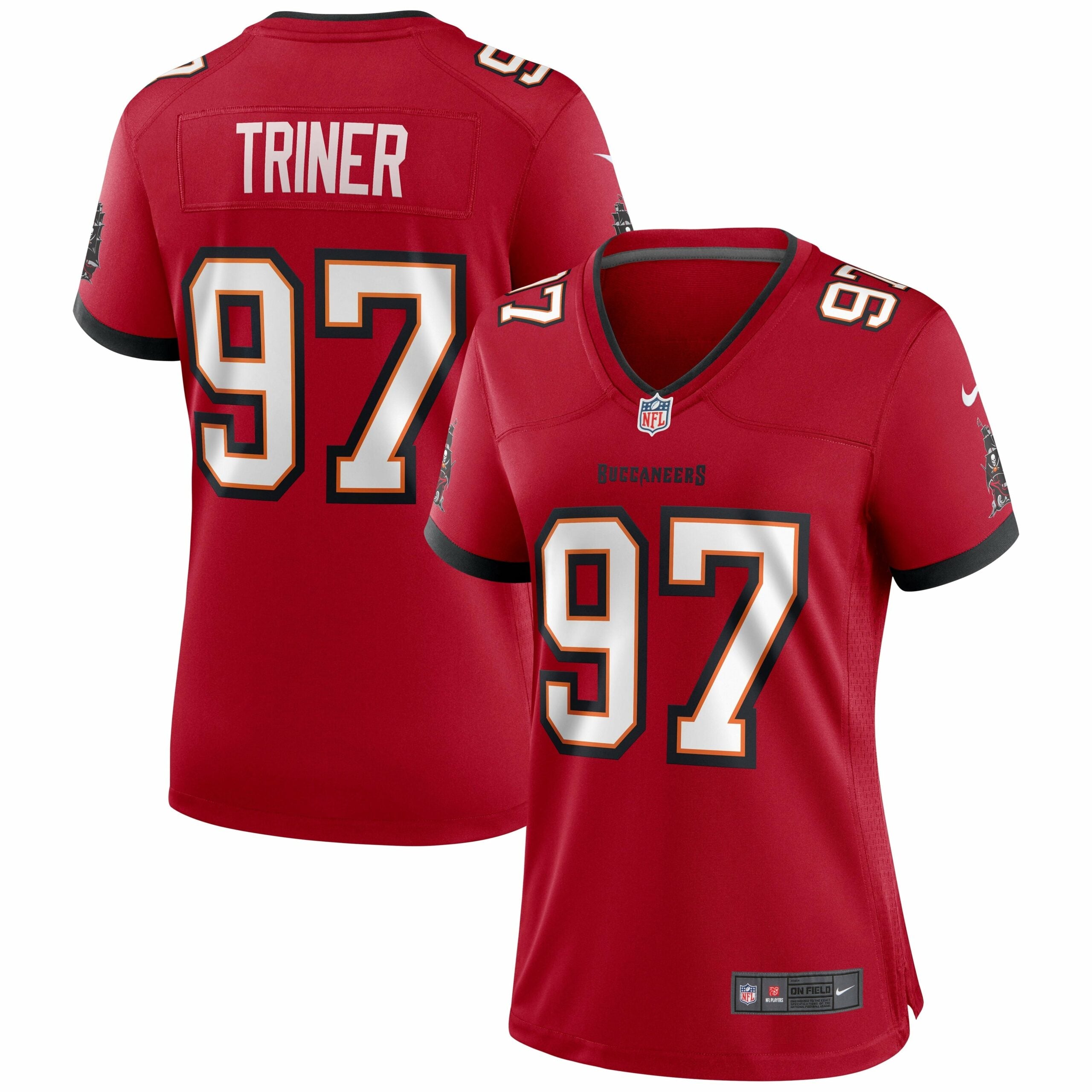 Women s Nike Zach Triner Red Tampa Bay Buccaneers Game Jersey