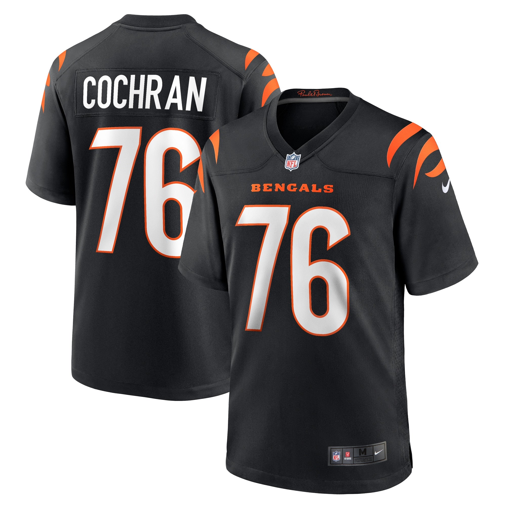 Devin Cochran Cincinnati Bengals Nike Game Player Jersey   Black