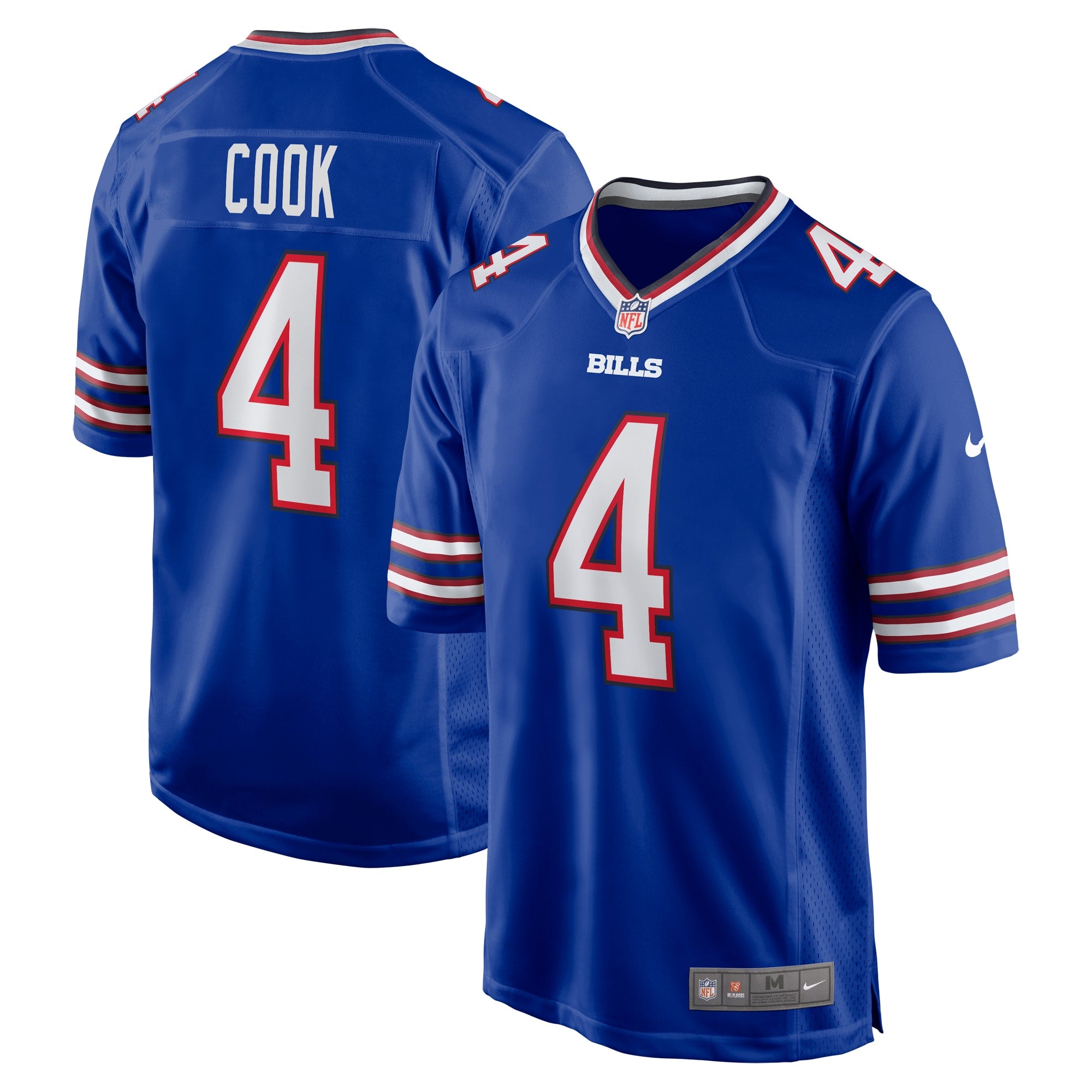 James Cook Buffalo Bills Nike Game Player Jersey   Royal